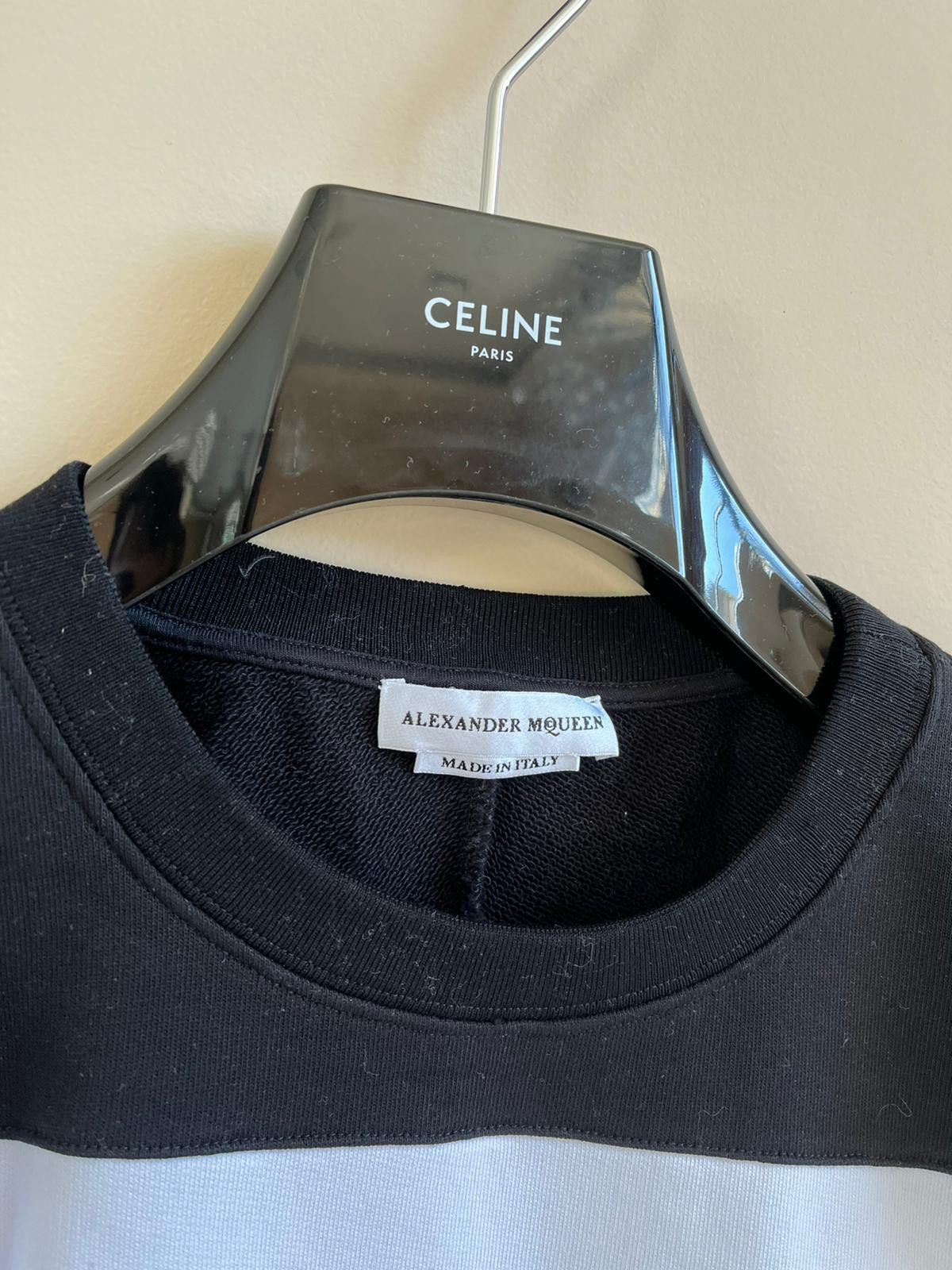 Alexander McQueen Sweater in Black & White Color Size US L / EU 52-54 / 3 - 11 Thumbnail