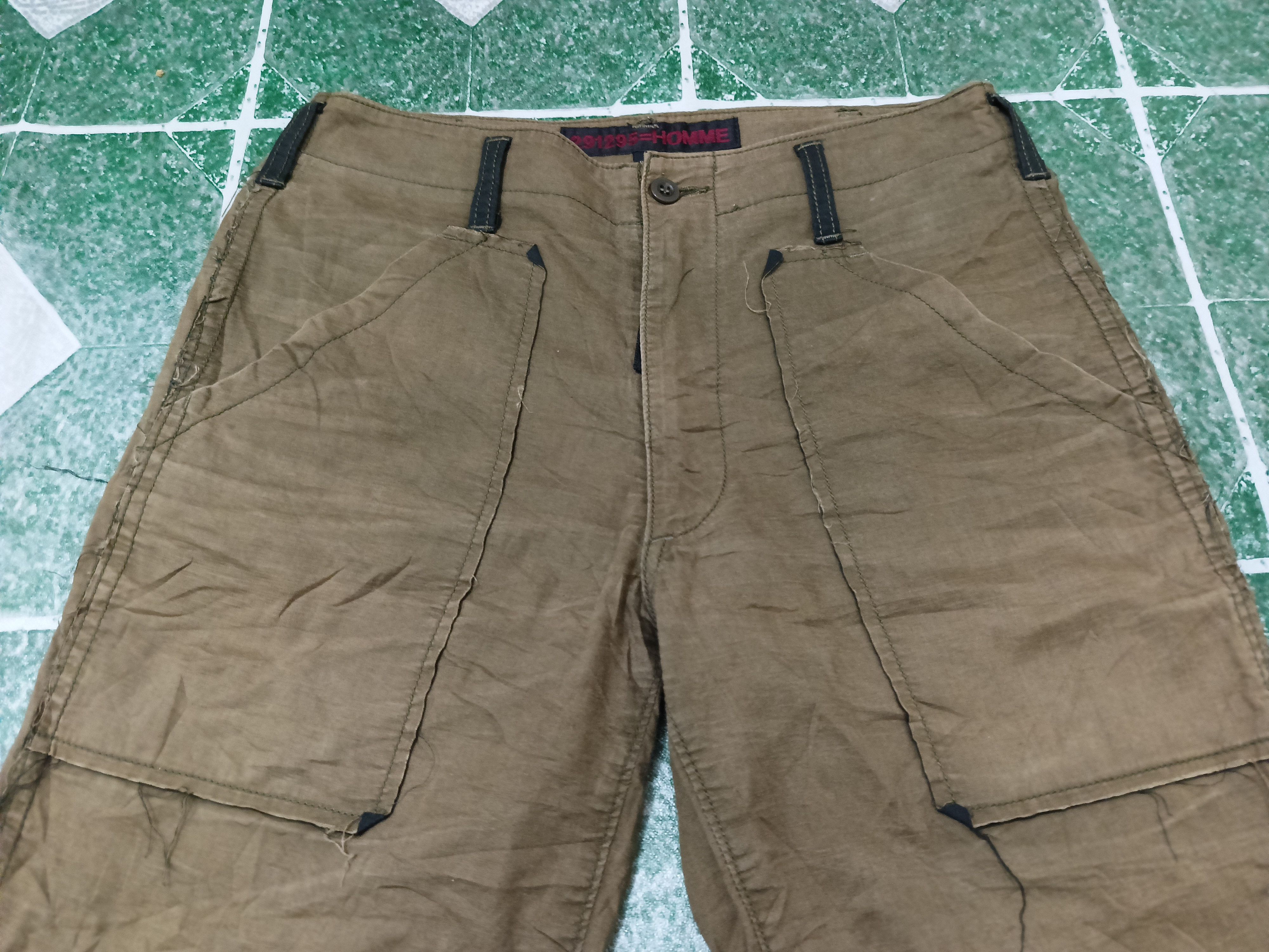 Rare!!! 291295 homme shorts back pocket big logo