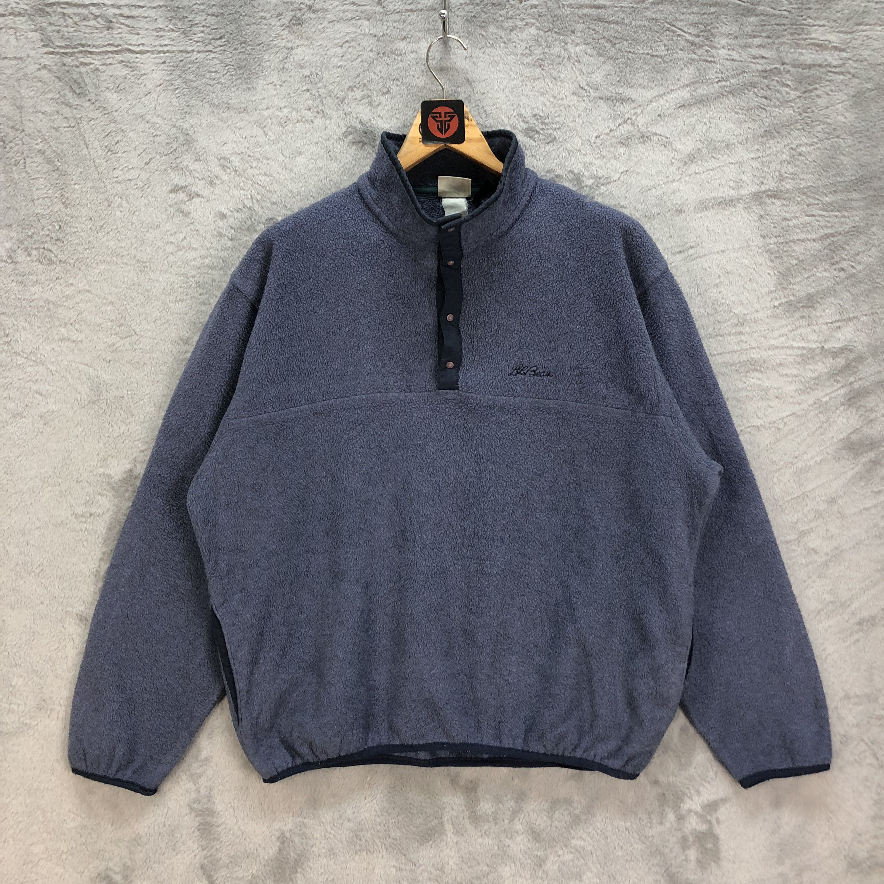 L.L. Bean Vintage L.L. Bean Snap Button Fleece #6225-54 Size US L / EU 52-54 / 3 - 1 Thumbnail