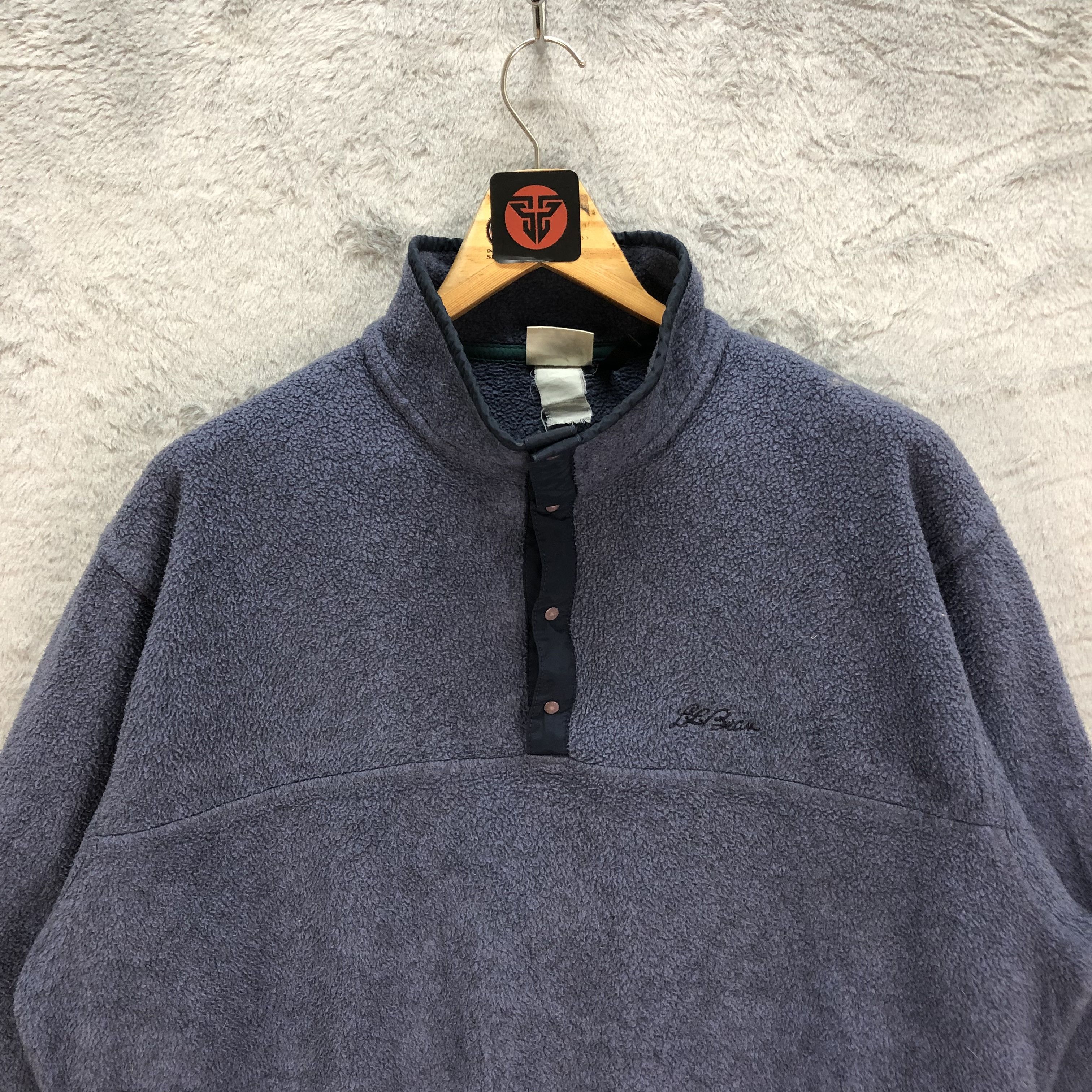 L.L. Bean Vintage L.L. Bean Snap Button Fleece #6225-54 Size US L / EU 52-54 / 3 - 2 Thumbnail