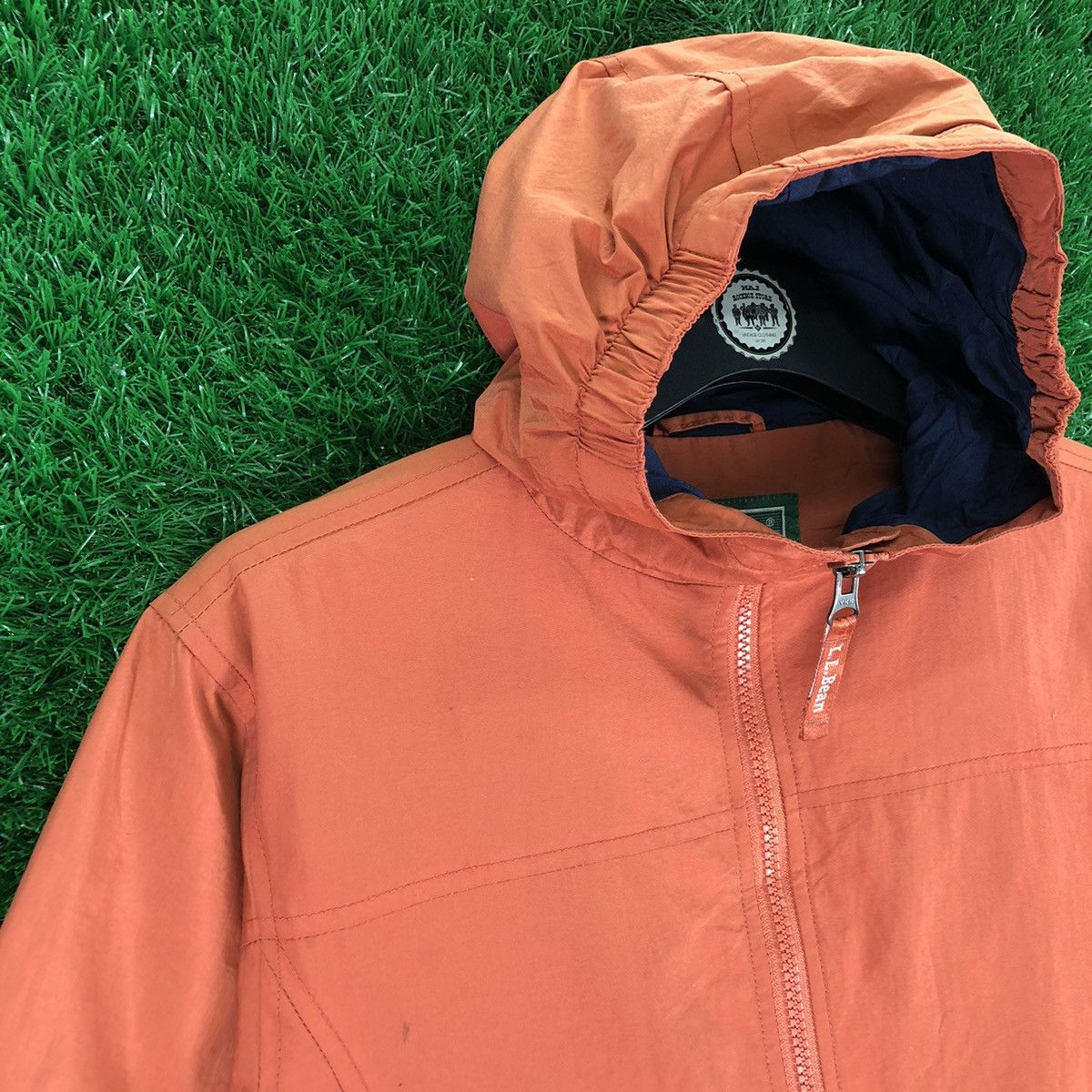 L.L. Bean Vintage L.L Bean Windbreaker Nylon Zipper Hoodie Jacket Size US XXS / EU 40 - 2 Thumbnail