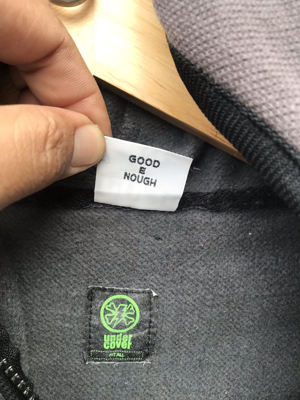 GOODENOUGH Rare Undercover X Goodenough Japan Streetwear Hoodie Sweater Size US S / EU 44-46 / 1 - 3 Thumbnail