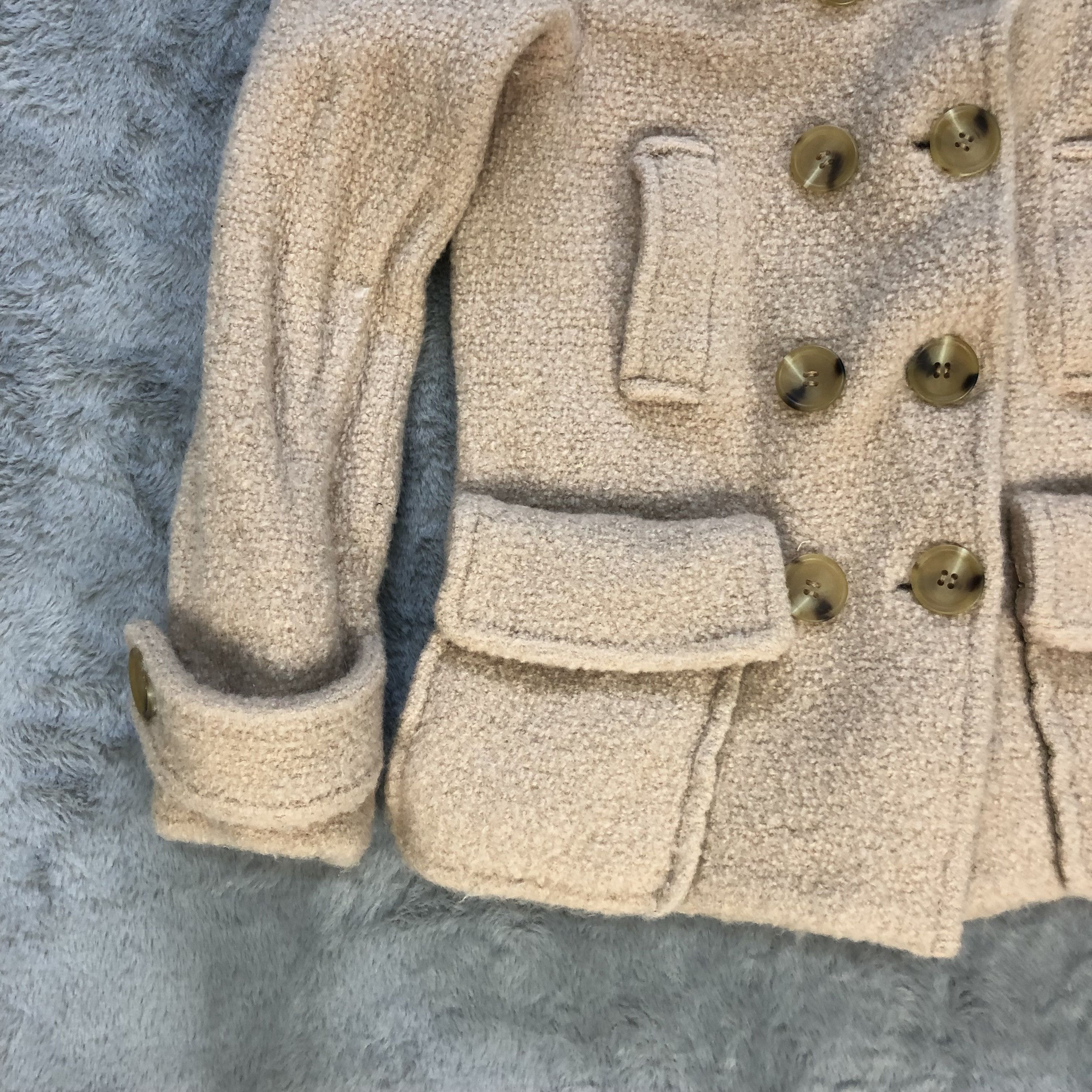 Marc Jacobs Marc Jacobs Look Double Breasted Kid Wool Coat #6254-55 Size XXS / US 00 / IT 34 - 4 Thumbnail