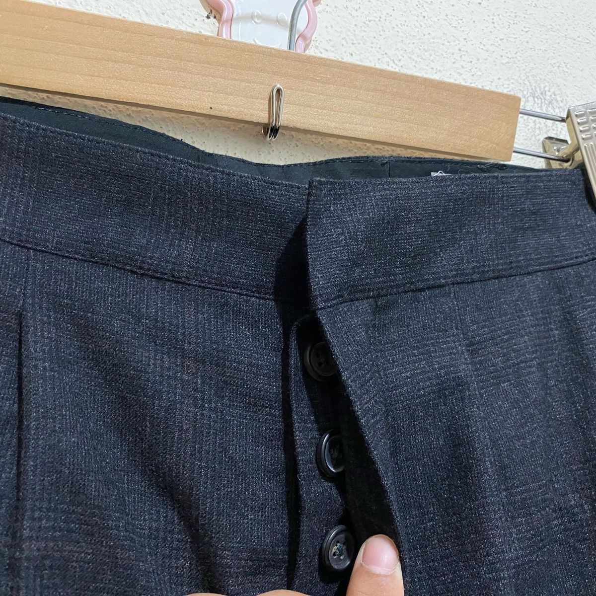 Margaret Howell Vintage MARGERET HOWELL checkered Striped Pants Buckle Back Size US 32 / EU 48 - 4 Thumbnail