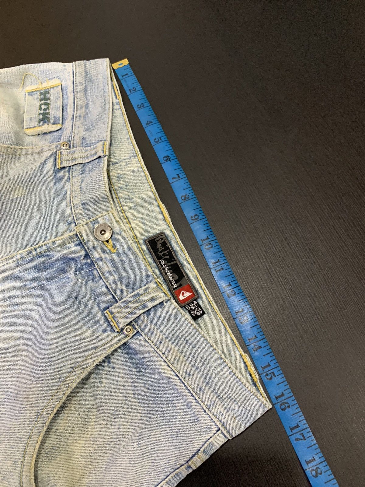 Quiksilver Quiksilver Distressed Denim Patchwork Size US 32 / EU 48 - 18 Thumbnail