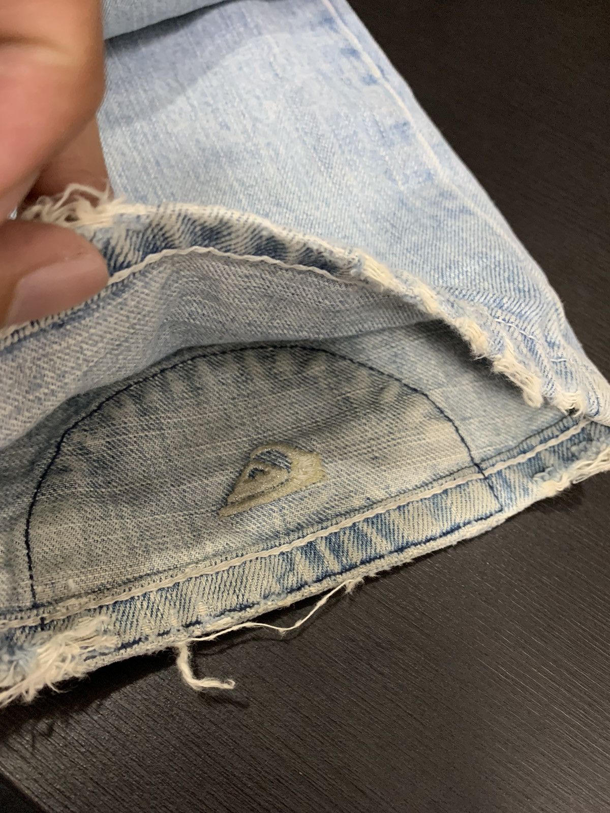 Quiksilver Quiksilver Distressed Denim Patchwork Size US 32 / EU 48 - 20 Thumbnail