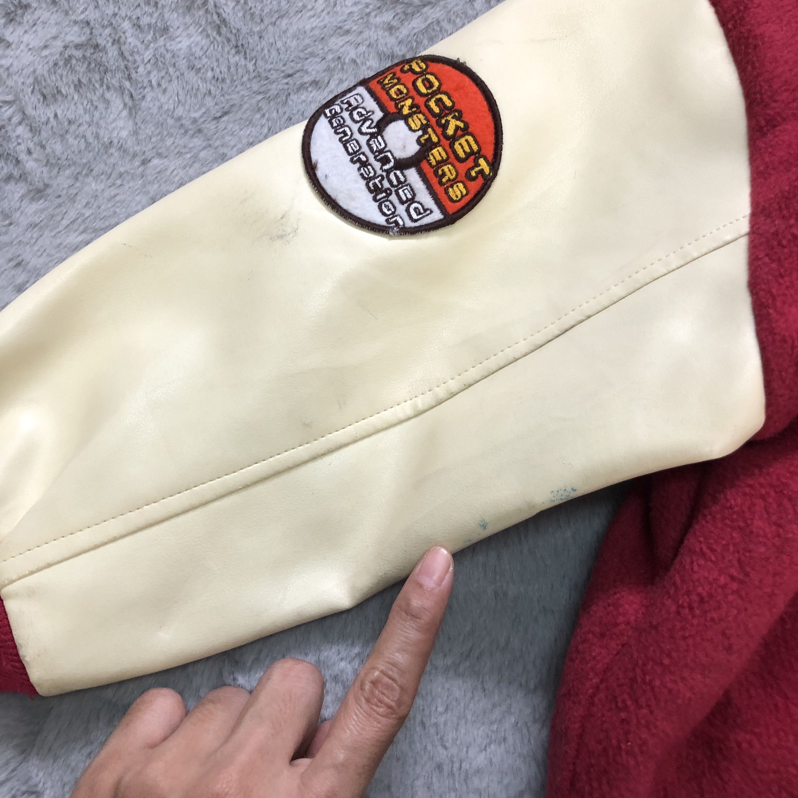 Pokemon Pokemon Kids Wool Leather Varsity Jacket #6255-55 Size US XXS / EU 40 - 15 Thumbnail