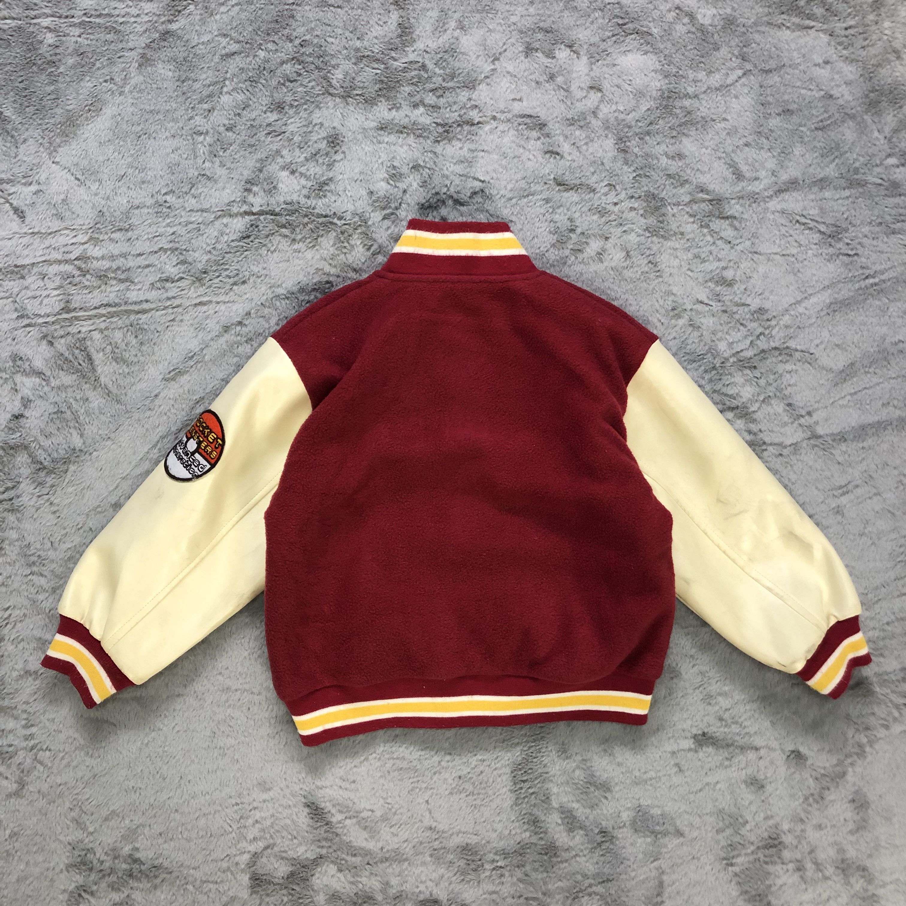 Pokemon Pokemon Kids Wool Leather Varsity Jacket #6255-55 Size US XXS / EU 40 - 13 Thumbnail