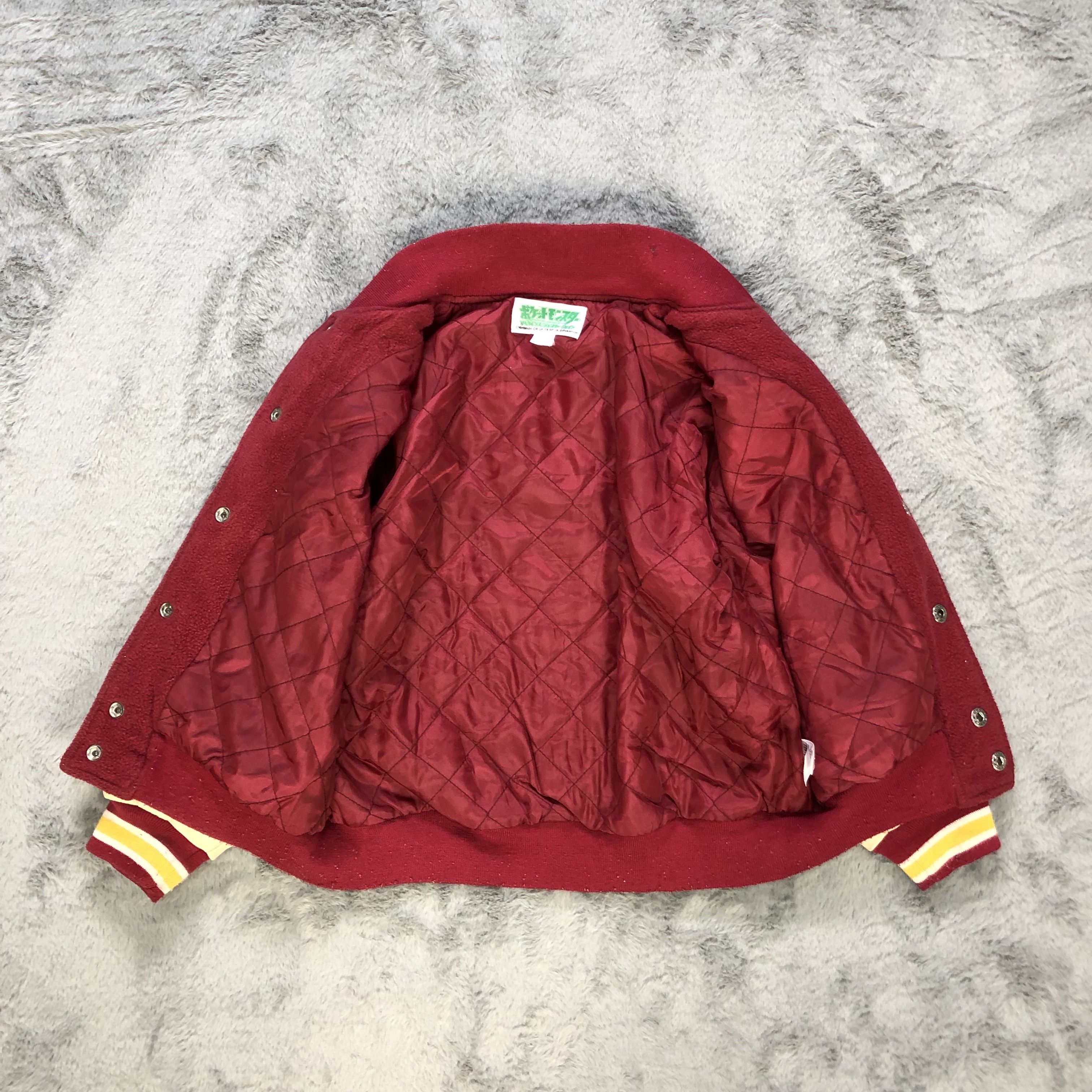 Pokemon Pokemon Kids Wool Leather Varsity Jacket #6255-55 Size US XXS / EU 40 - 8 Thumbnail