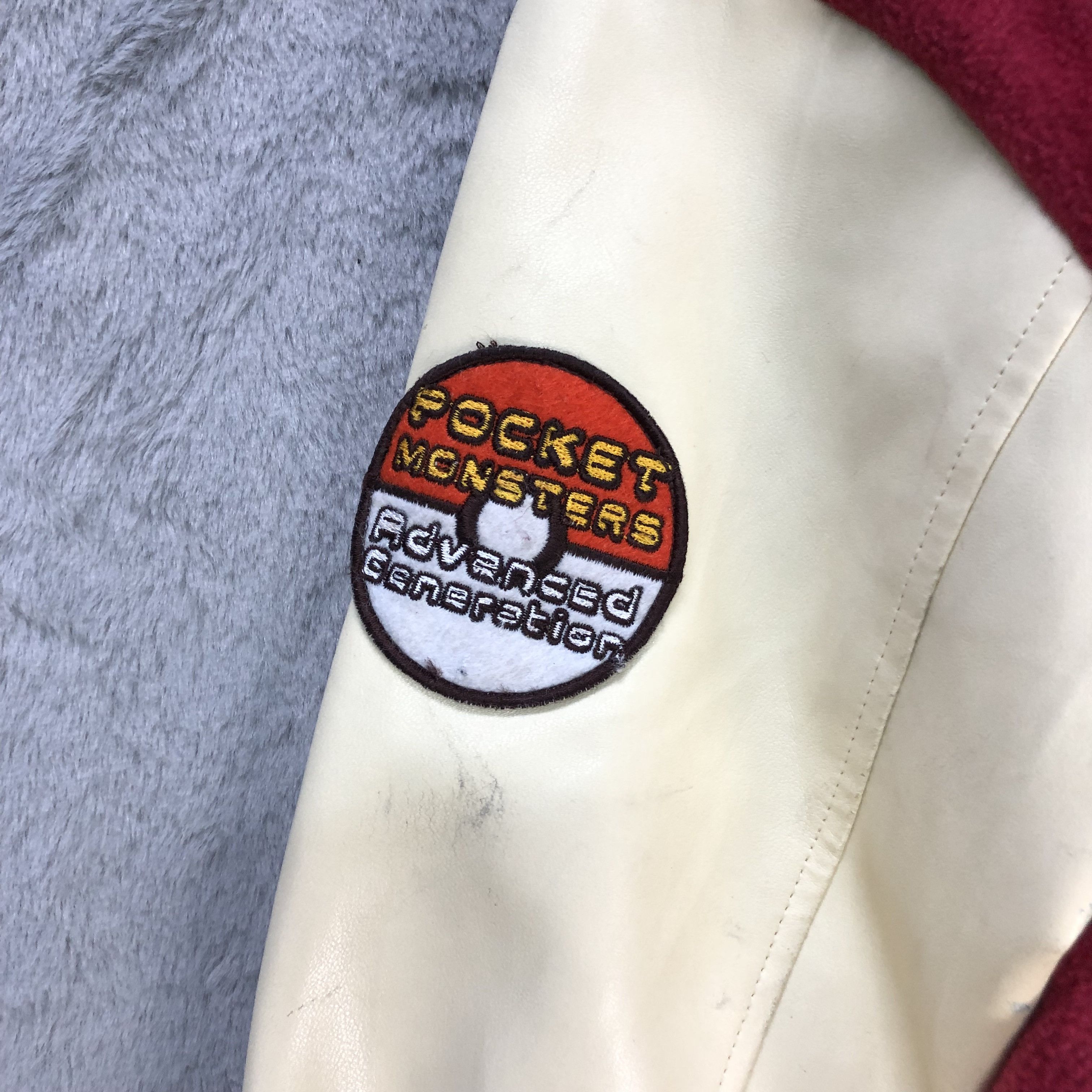 Pokemon Pokemon Kids Wool Leather Varsity Jacket #6255-55 Size US XXS / EU 40 - 14 Thumbnail