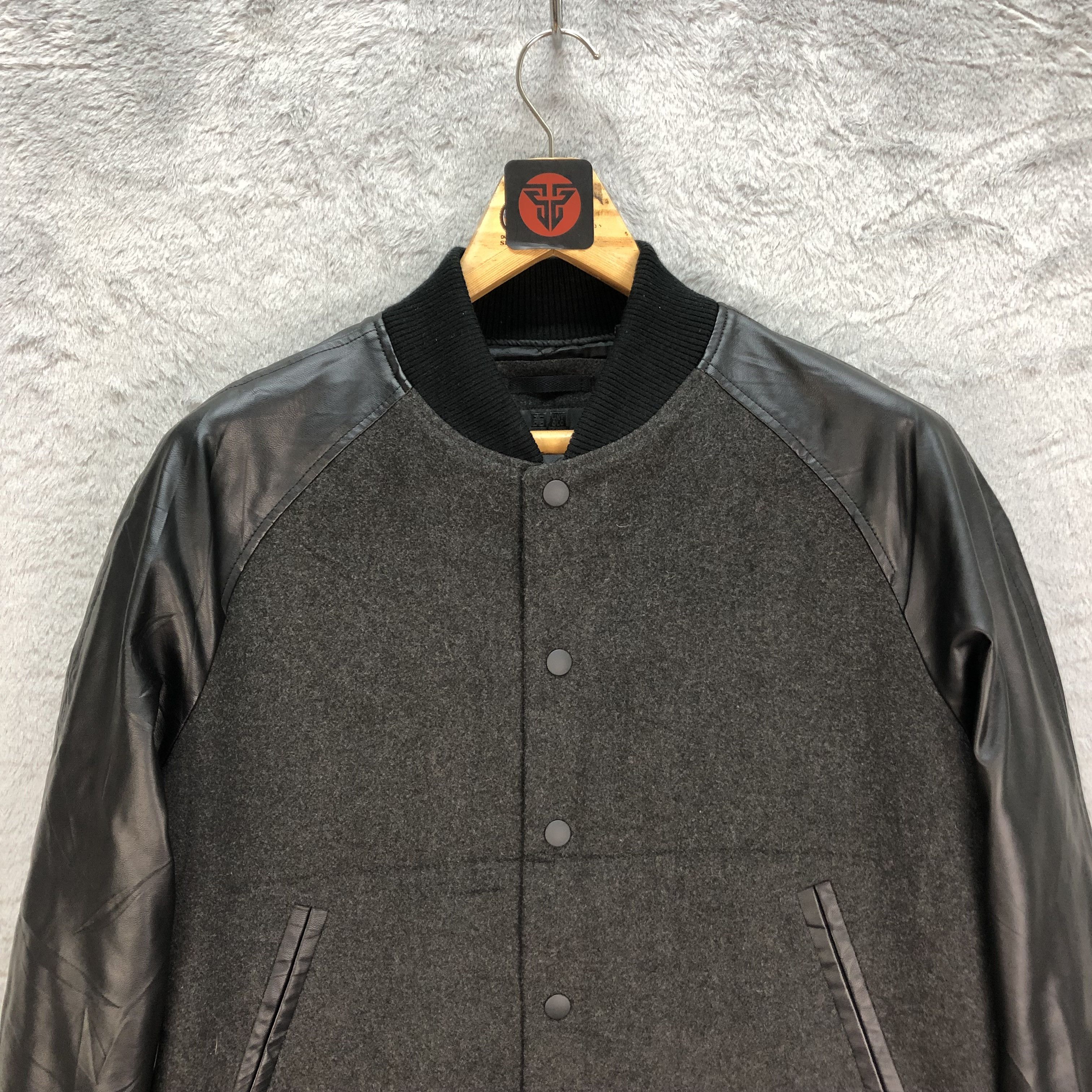Japanese Brand Uniqlo Wool Varsity Jacket #6224-54 Size US M / EU 48-50 / 2 - 2 Thumbnail