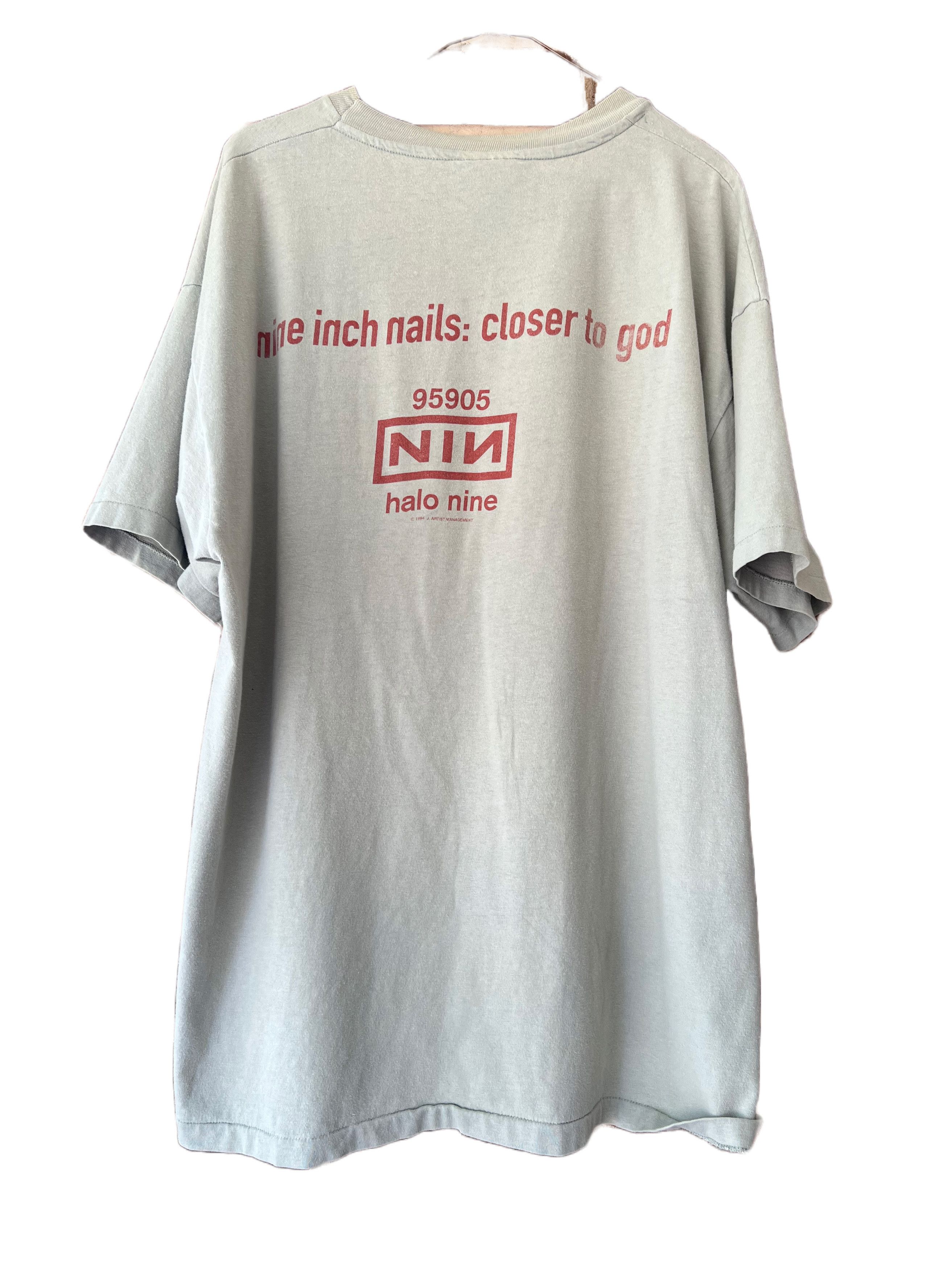 90s NINE INCH NAILS close to god HALO XL