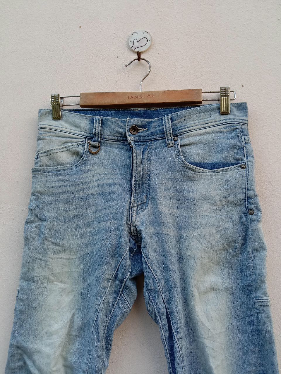 Tete Homme Vintage Tete Homme Cropped Stretchable Denim Pant Size US 30 / EU 46 - 1 Thumbnail