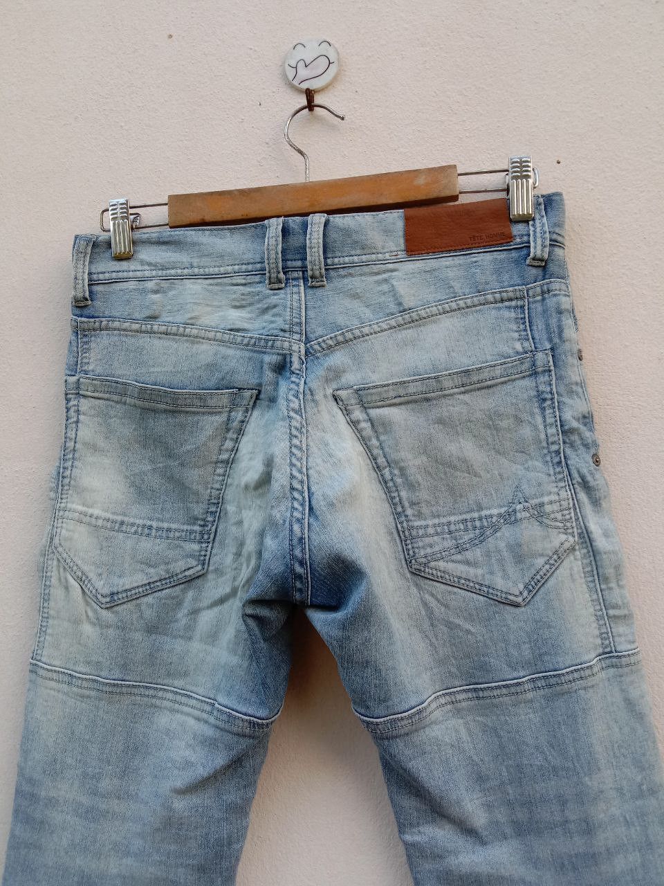 Tete Homme Vintage Tete Homme Cropped Stretchable Denim Pant Size US 30 / EU 46 - 8 Thumbnail