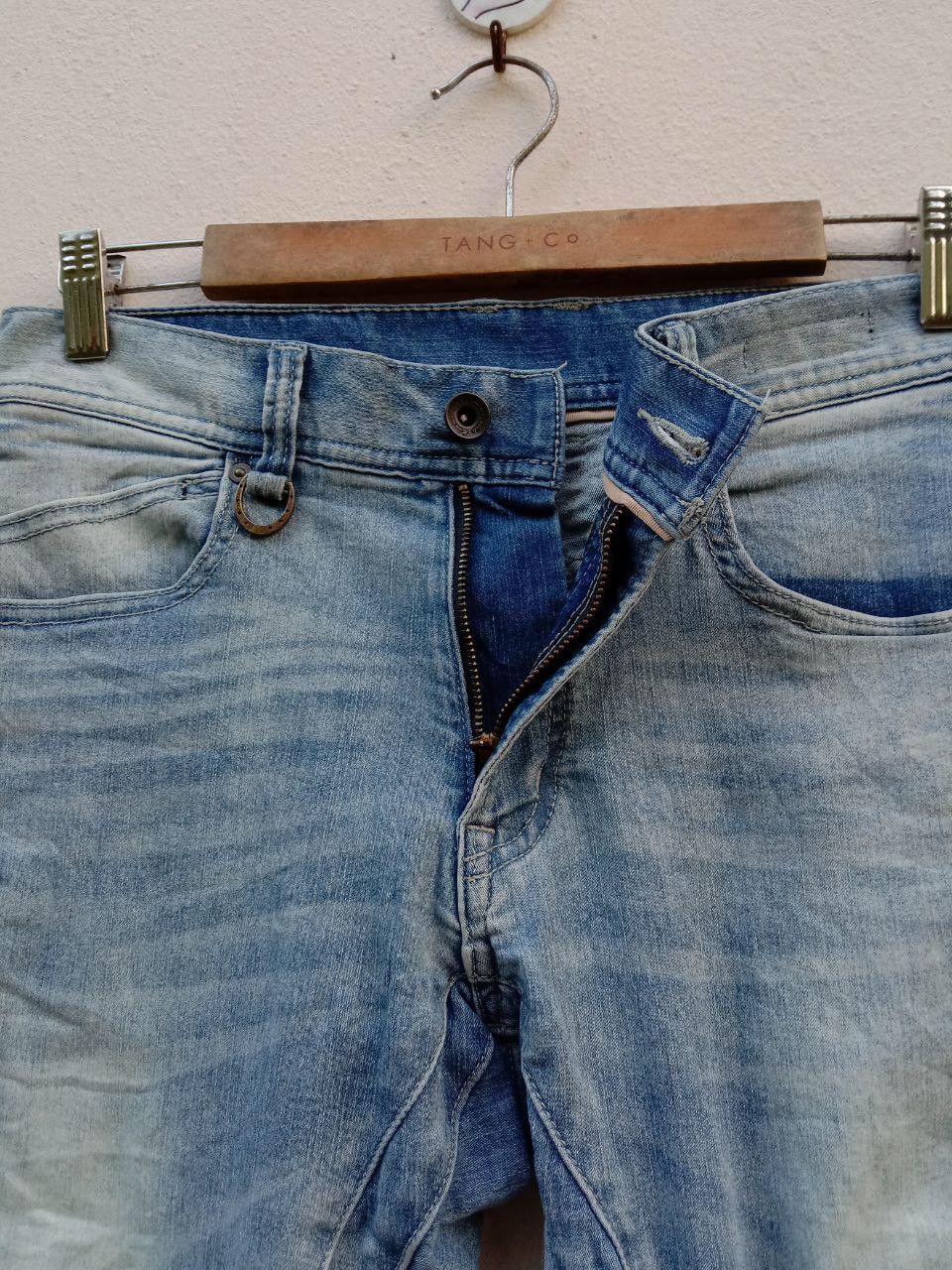 Tete Homme Vintage Tete Homme Cropped Stretchable Denim Pant Size US 30 / EU 46 - 11 Thumbnail