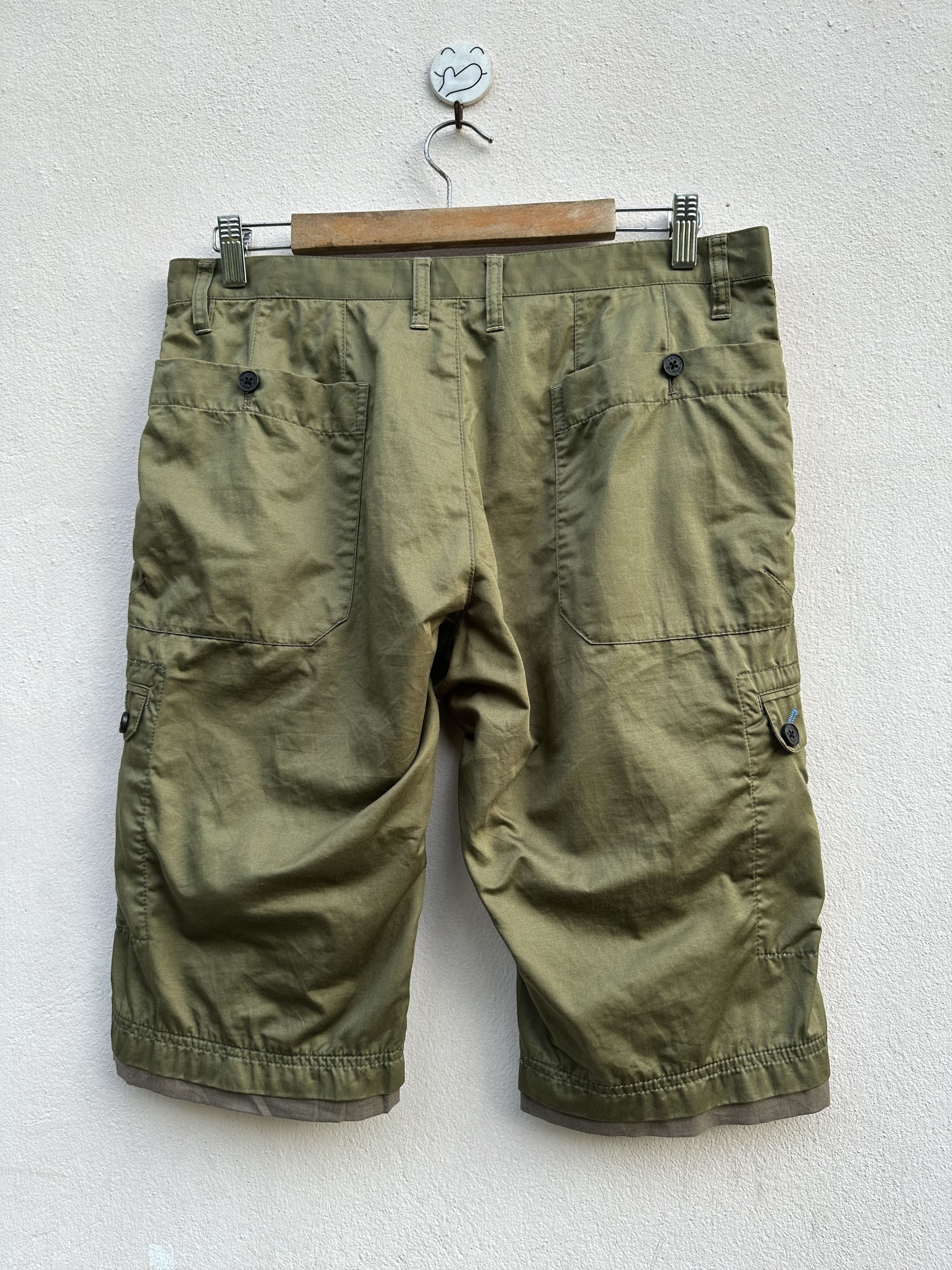 Lanvin Lanvin En Blue Short Cargo Pants Size US 33 - 4 Thumbnail