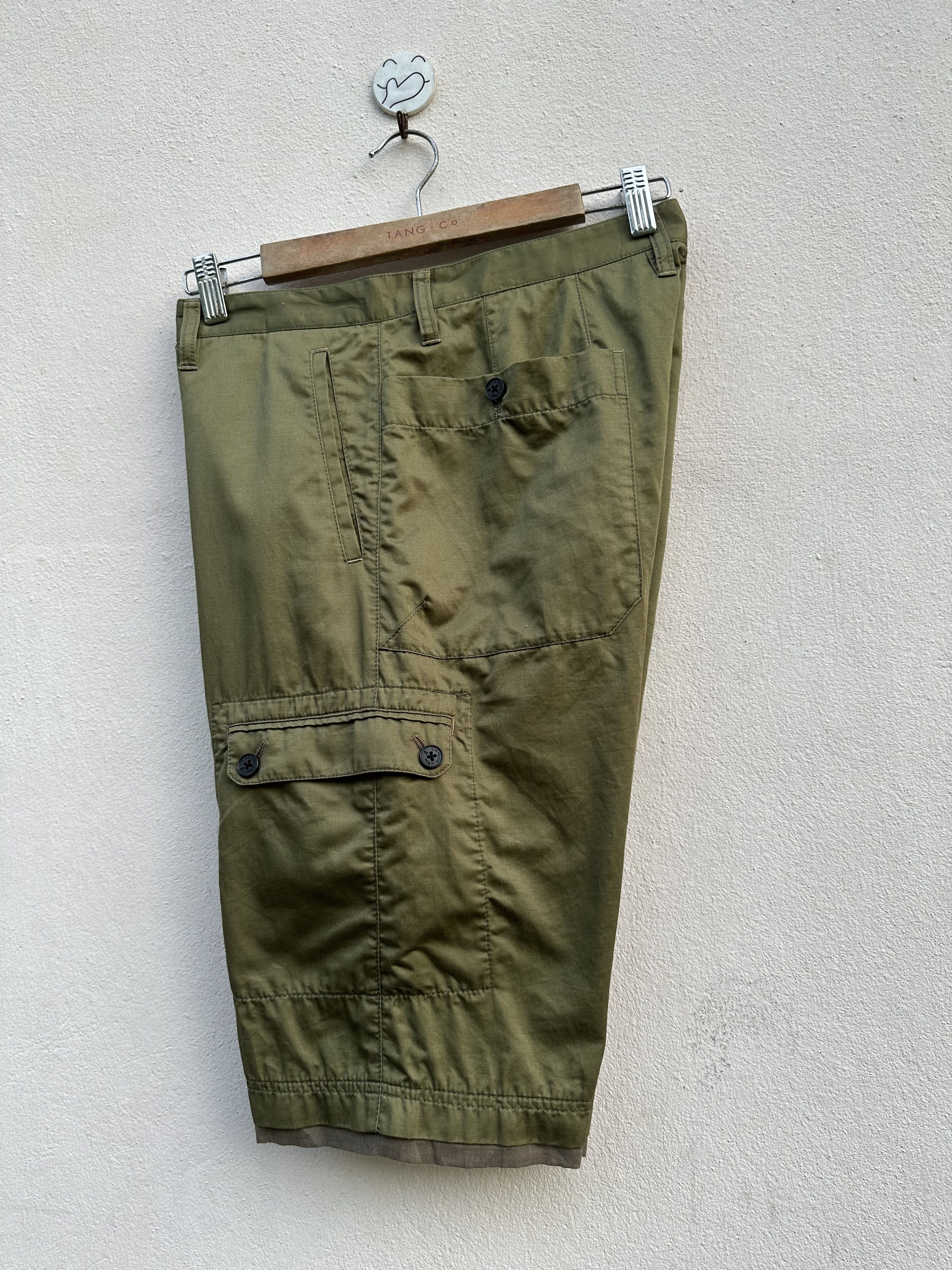 Lanvin Lanvin En Blue Short Cargo Pants Size US 33 - 1 Thumbnail
