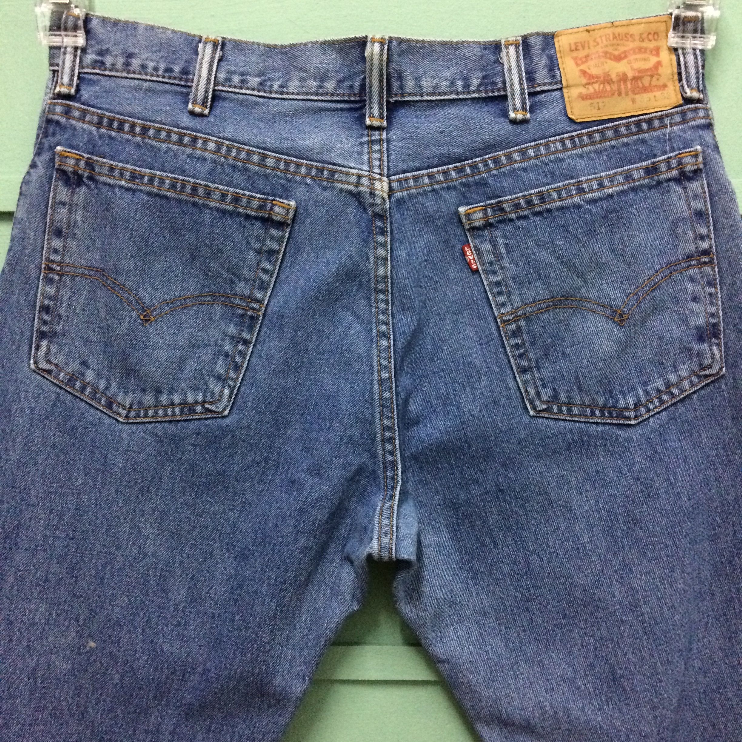 Levi's × Vintage Vintage Levis 517 Flared Bootcut Jeans #B-170 Size US 35 - 5 Thumbnail