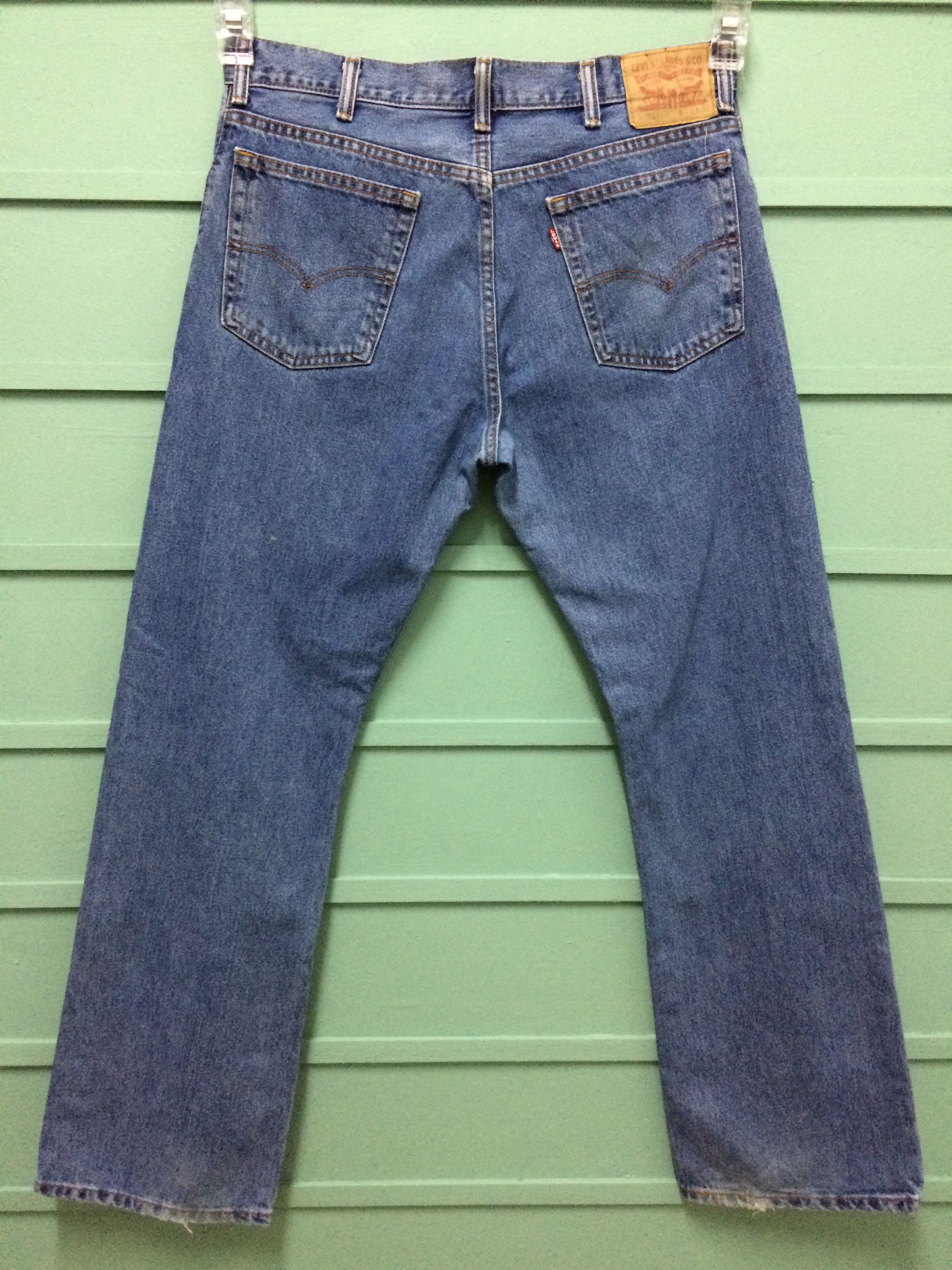 Levi's × Vintage Vintage Levis 517 Flared Bootcut Jeans #B-170 Size US 35 - 3 Thumbnail