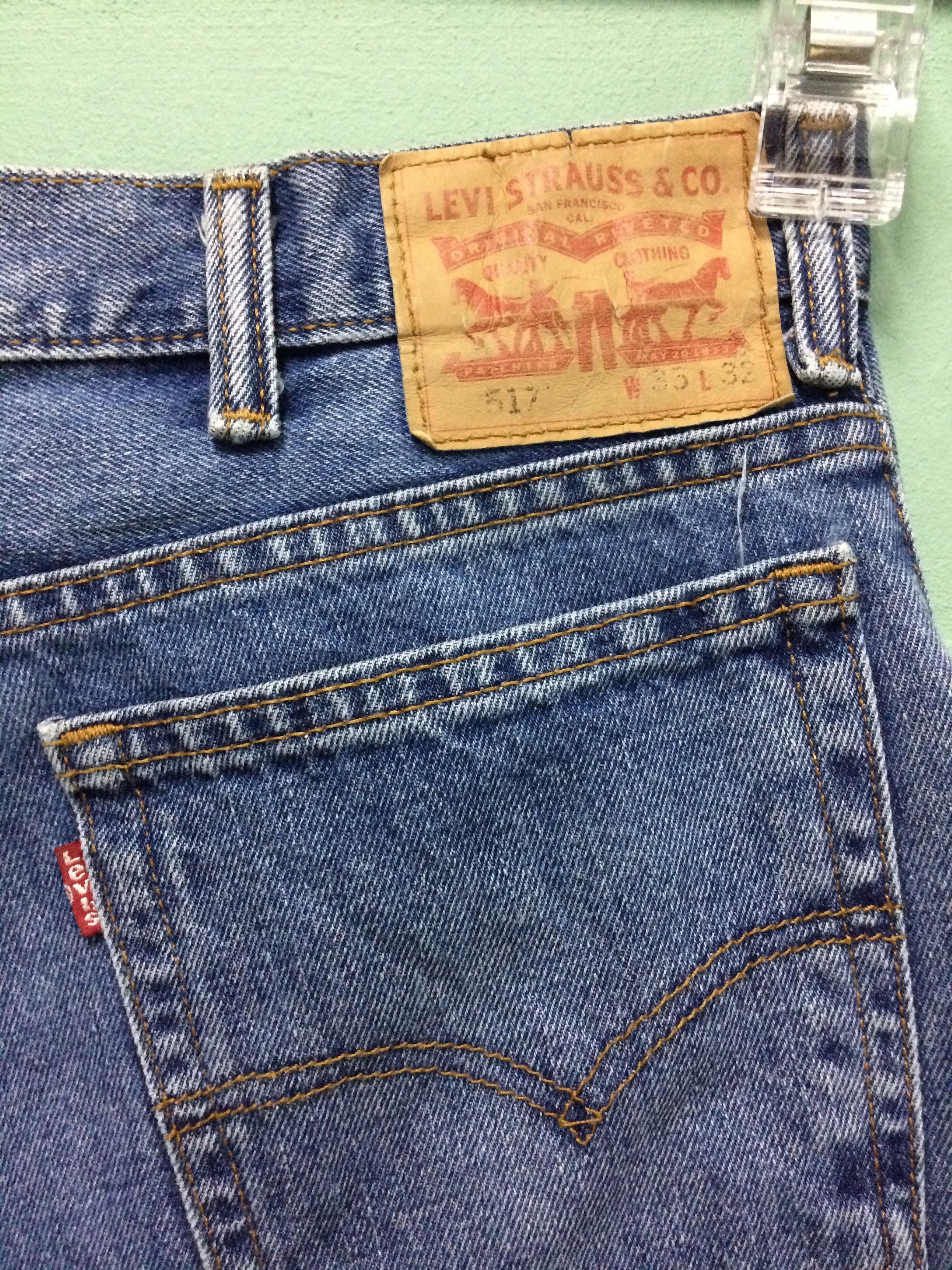 Levi's × Vintage Vintage Levis 517 Flared Bootcut Jeans #B-170 Size US 35 - 7 Thumbnail