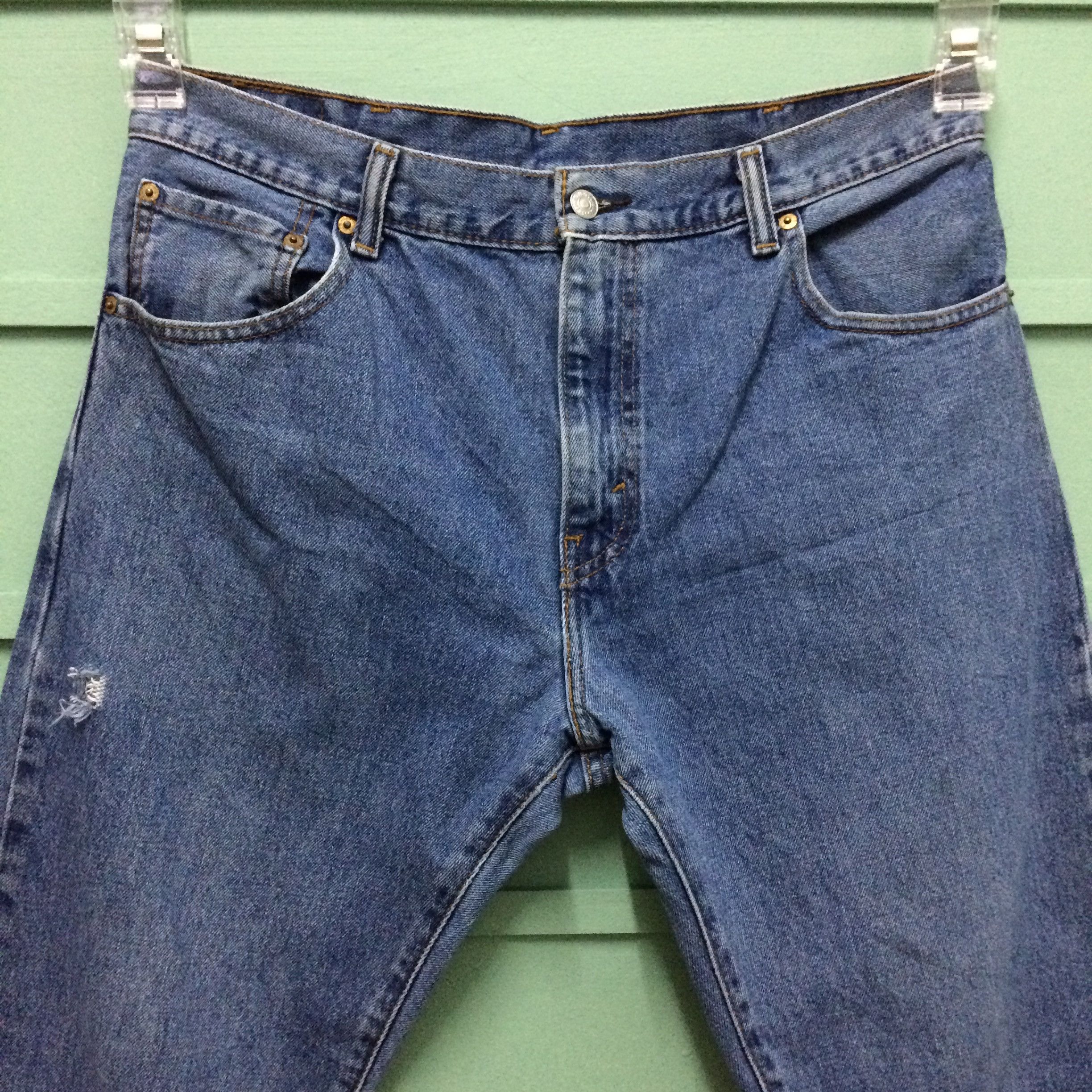 Levi's × Vintage Vintage Levis 517 Flared Bootcut Jeans #B-170 Size US 35 - 4 Thumbnail