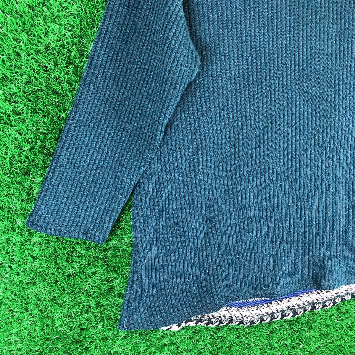 Aran Isles Knitwear Vintage Knit Multi Pattern Striped Long Sleeve Tee for Women Size M / US 6-8 / IT 42-44 - 6 Thumbnail