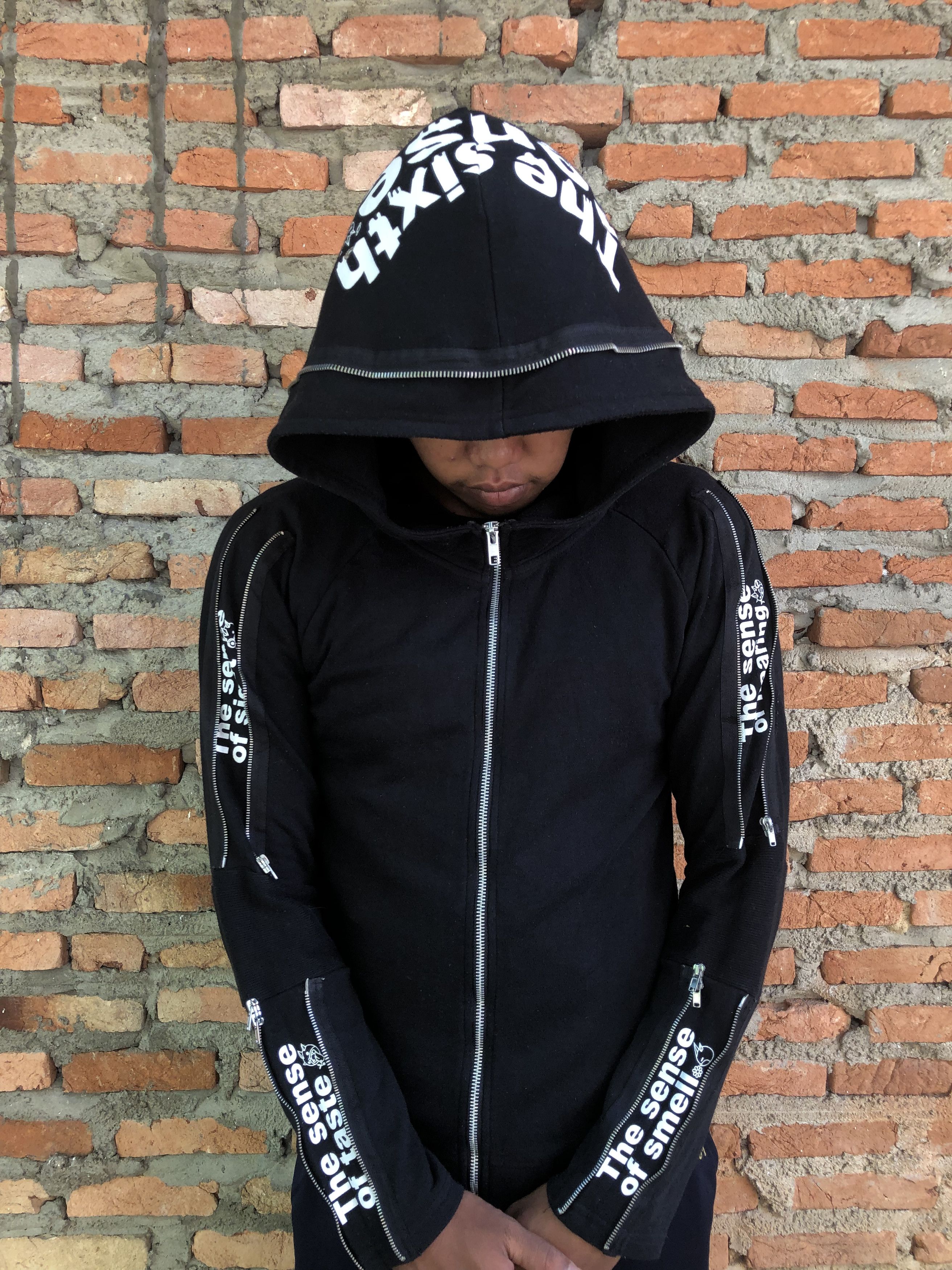 image of If Six Was Nine x Ppfm The Sixth Sense Multi Zip Hoodie in Black, Men's (Size Medium)