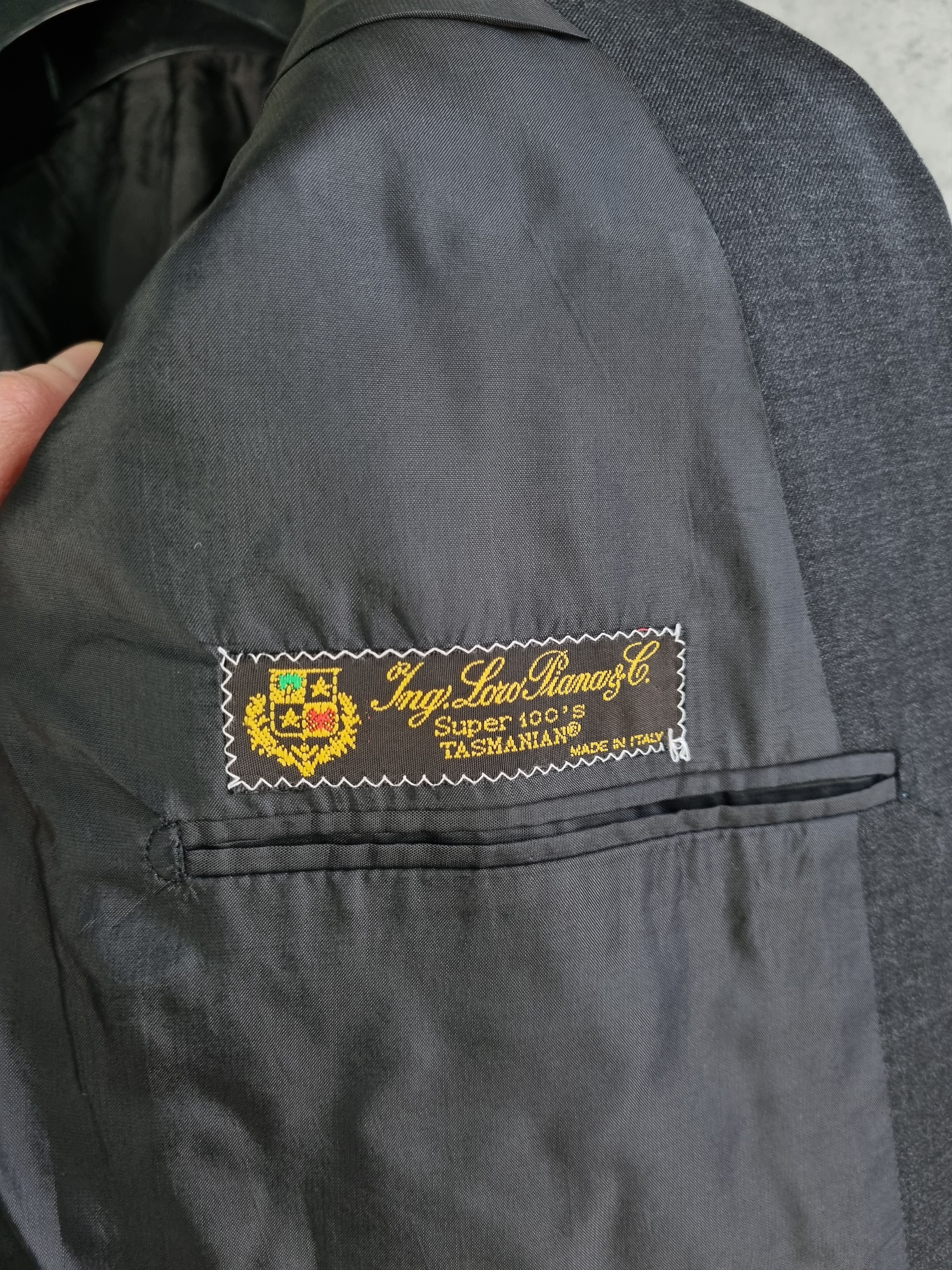 Loro Piana × Pal Zileri Loro Piano Double Breasted Wool Blazer Pal Zileri Italy Size 48R - 12 Thumbnail