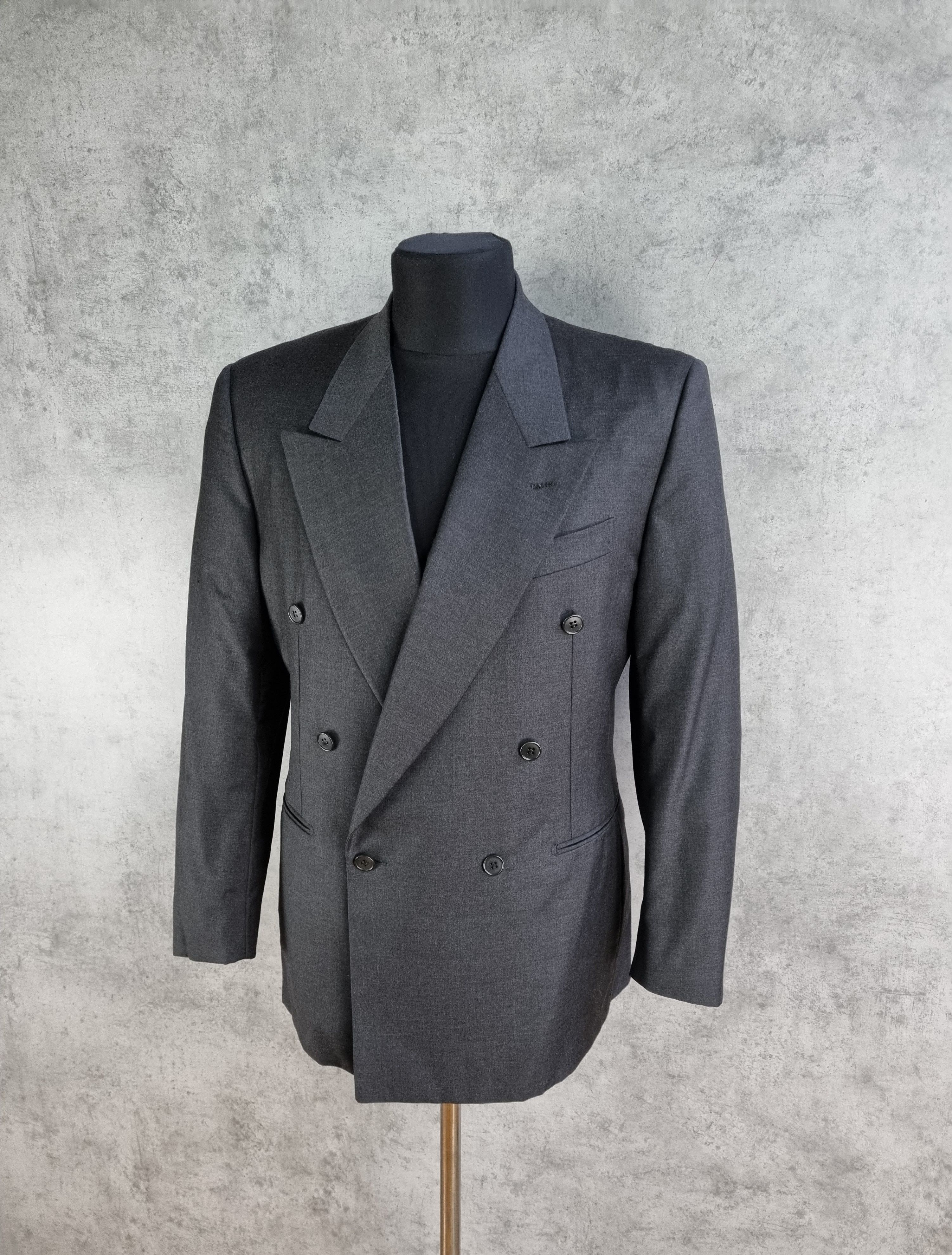 Loro Piana × Pal Zileri Loro Piano Double Breasted Wool Blazer Pal Zileri Italy Size 48R - 2 Thumbnail