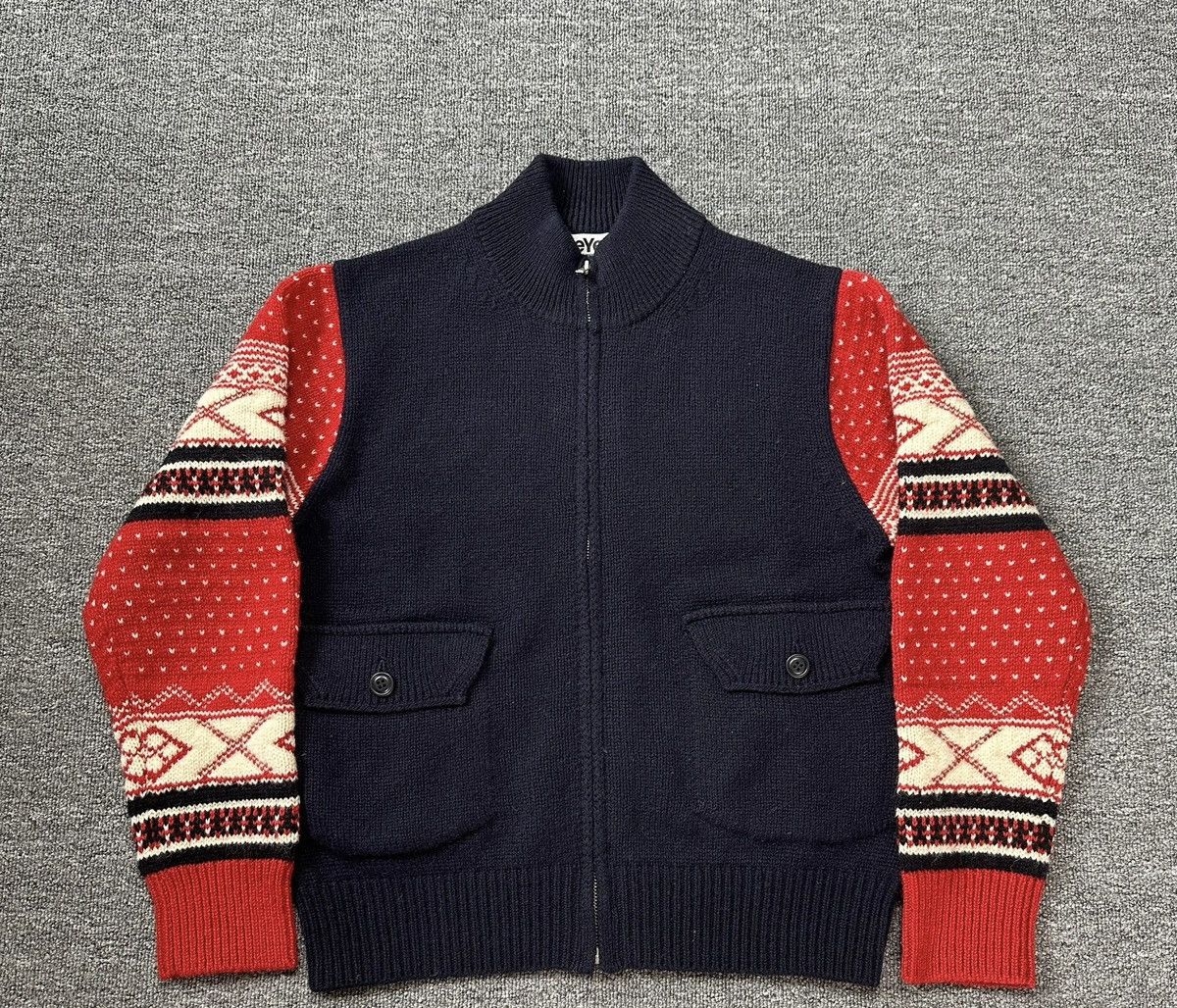 Junya Watanabe x EYE knitted jacket