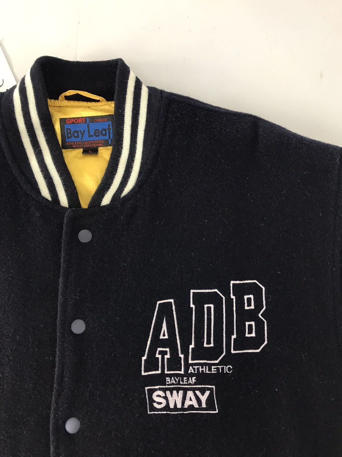 Other Varsity Vintage Bayleaf Athletic Varsity Bomber Wool Jacket Size US L / EU 52-54 / 3 - 4 Thumbnail