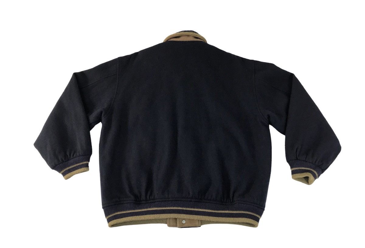 Japanese Brand × Vintage Vintage Varsity Jacket Wool Troy Bros Snap Button Size US L / EU 52-54 / 3 - 2 Thumbnail