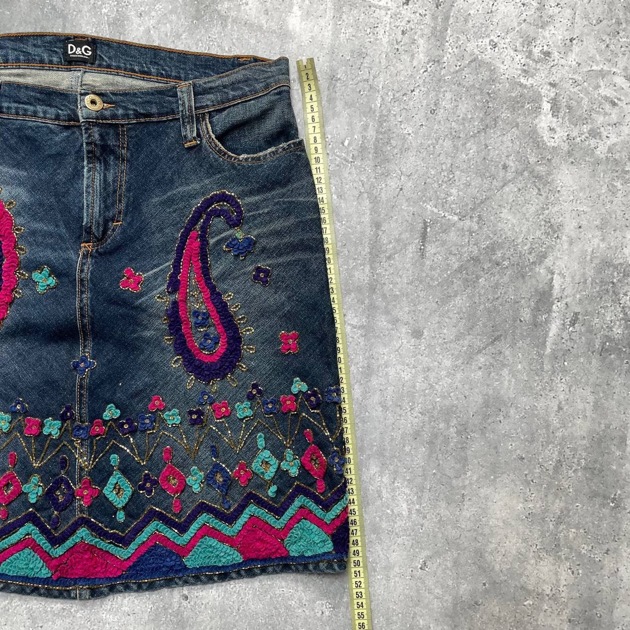 Dolce & Gabbana × Vintage Vintage Dolce & Gabbana Pencil Denim Skirt Women’s Size 30" / US 8 / IT 44 - 20 Thumbnail