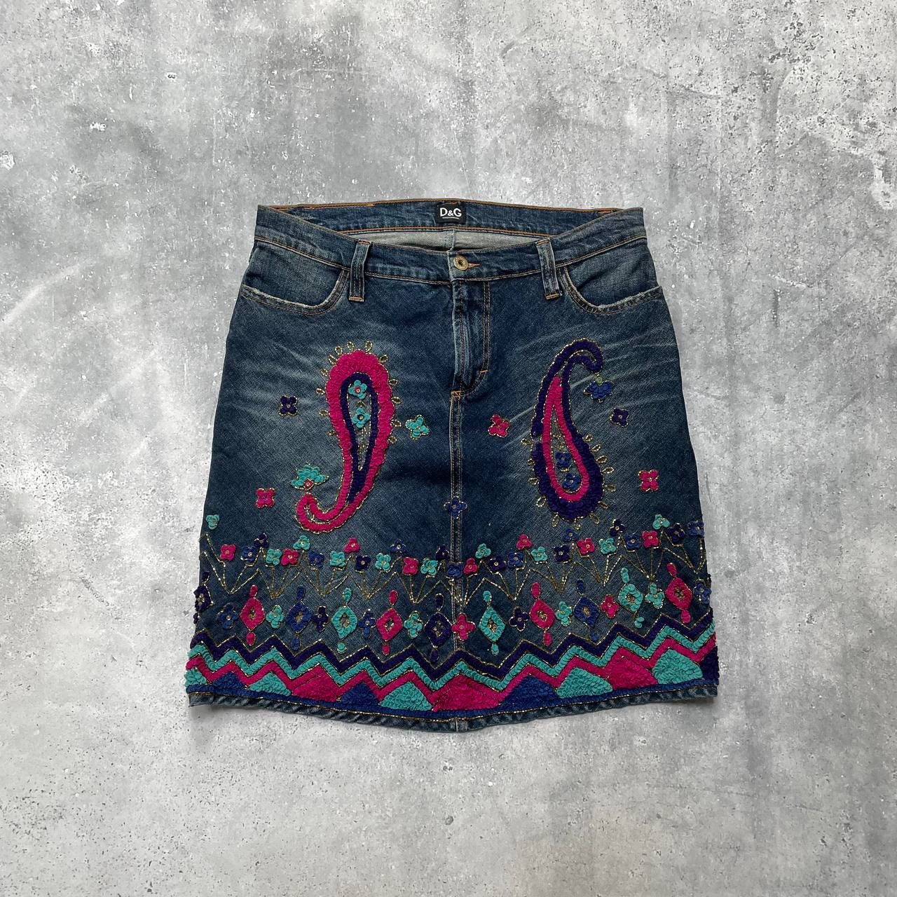 Dolce & Gabbana × Vintage Vintage Dolce & Gabbana Pencil Denim Skirt Women’s Size 30" / US 8 / IT 44 - 1 Thumbnail