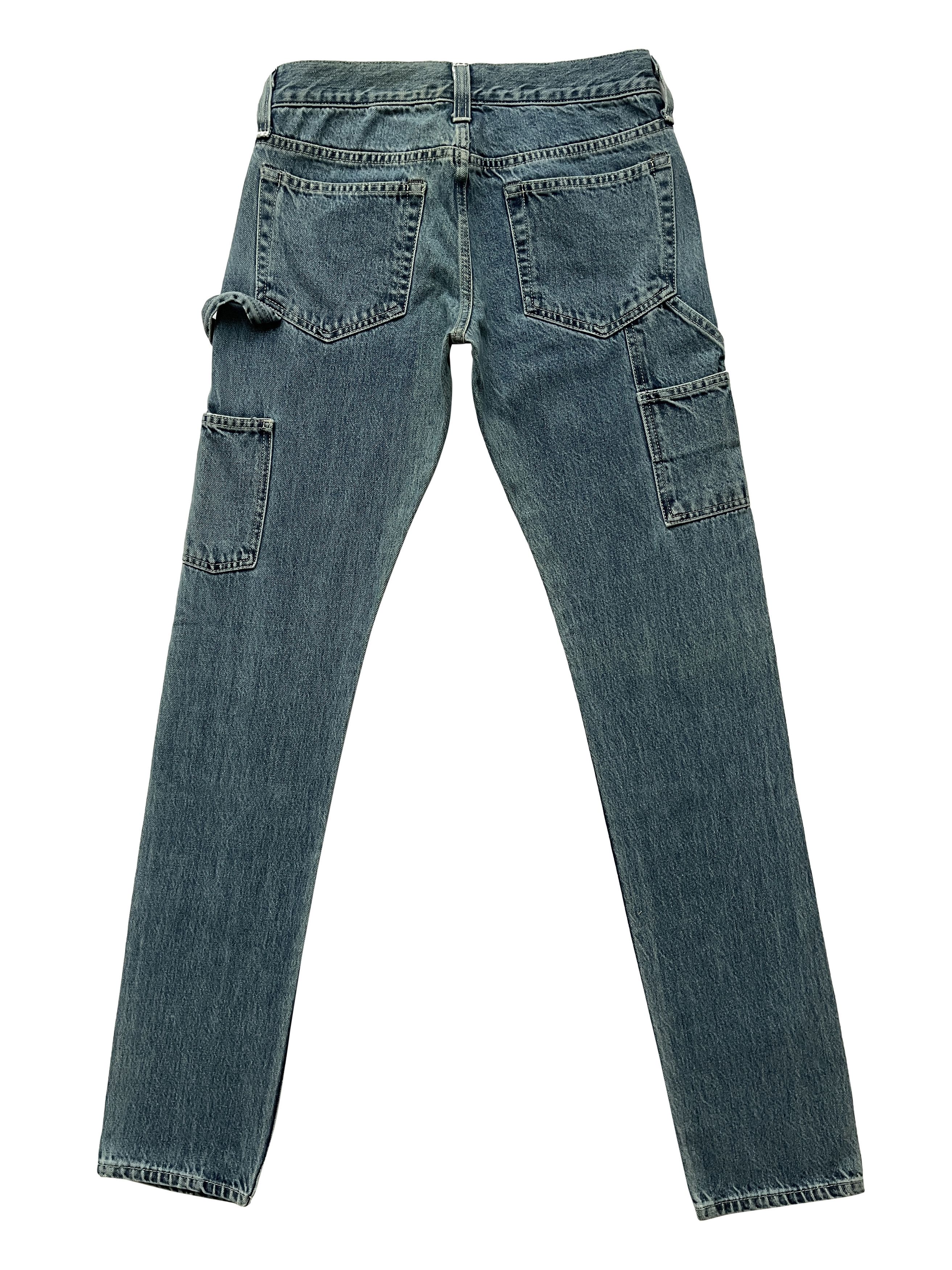 Helmut Lang ⚡️QUICK SALE⚡️2018 Helmut Lang Utility Cargo Jeans Pants Size US 29 - 2 Thumbnail