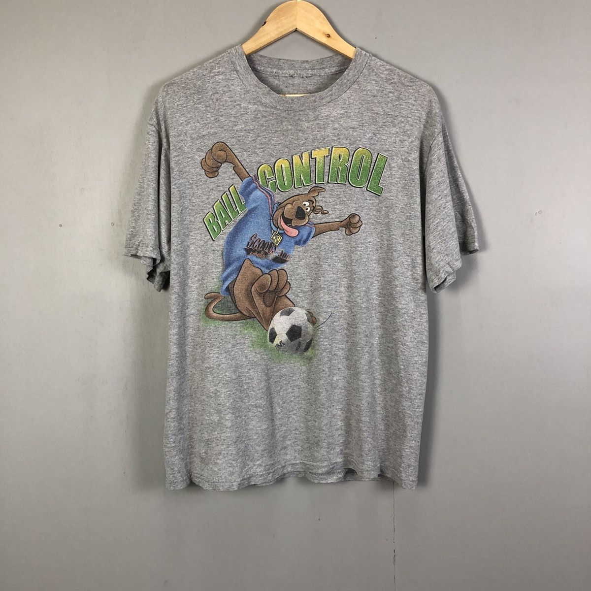 image of Cartoon Network x Movie Vintage Scooby-Doo Tshirt in Silver, Men's (Size Medium)