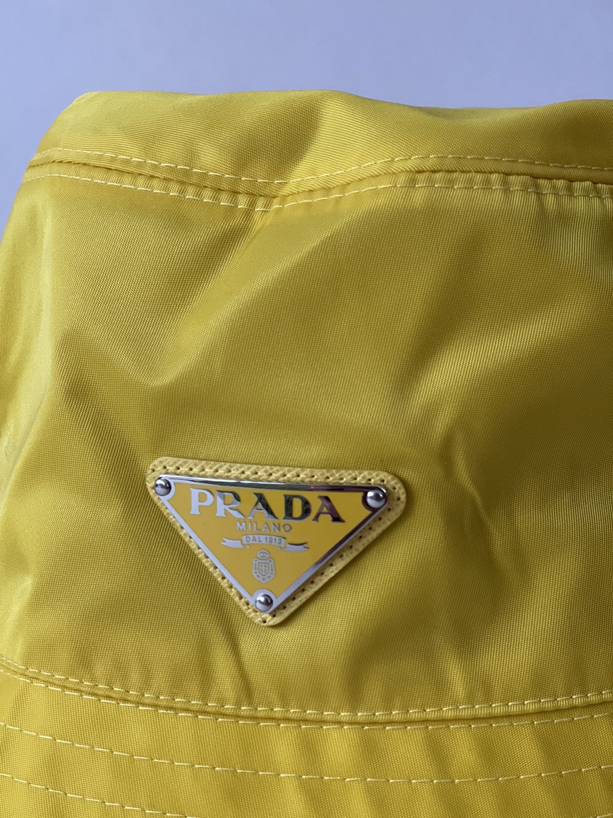 Prada Prada Nylon Bucket with triangle logo Size ONE SIZE - 3 Thumbnail
