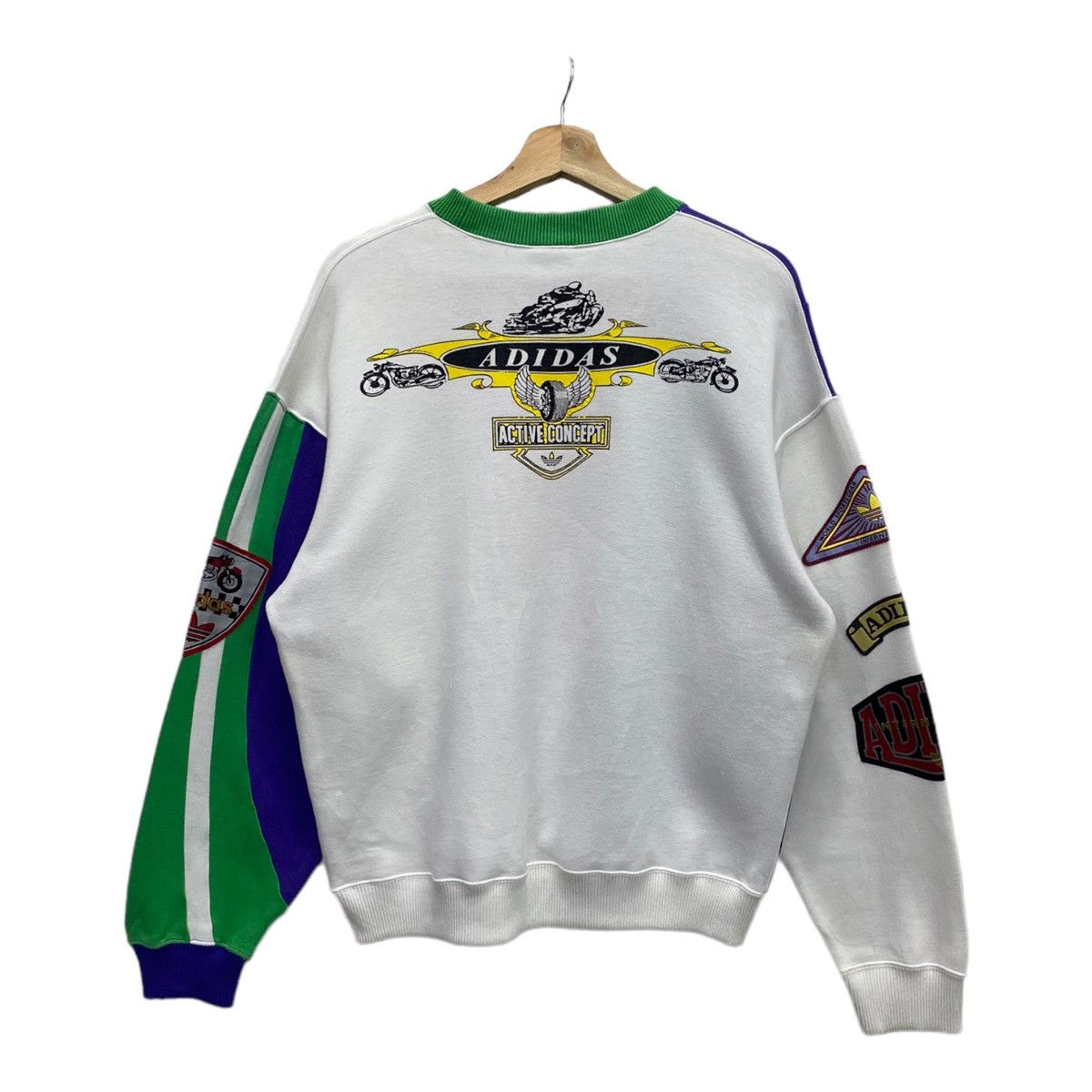 Adidas RARE🔥VINTAGE 80s ADIDAS INTERNATIONAL SPORT GEAR SWEATSHIRT Size US M / EU 48-50 / 2 - 3 Thumbnail