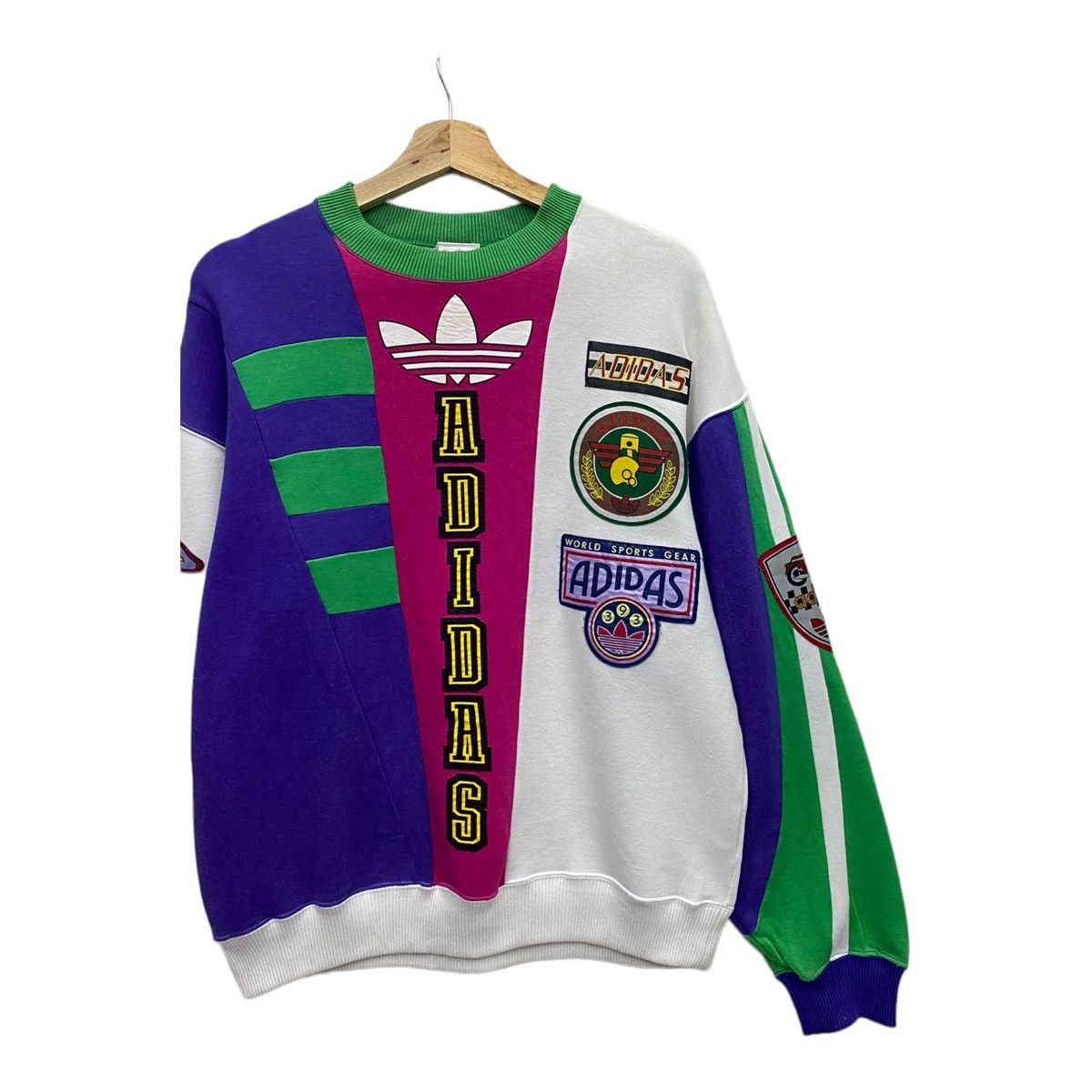 RARE🔥VINTAGE 80s ADIDAS INTERNATIONAL SPORT GEAR SWEATSHIRT