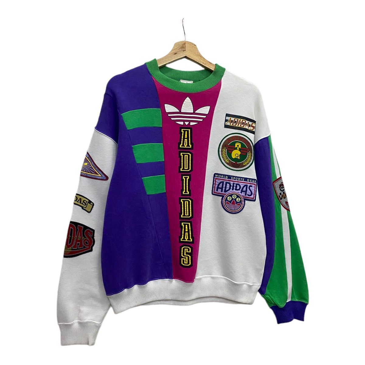Adidas RARE🔥VINTAGE 80s ADIDAS INTERNATIONAL SPORT GEAR SWEATSHIRT Size US M / EU 48-50 / 2 - 2 Thumbnail