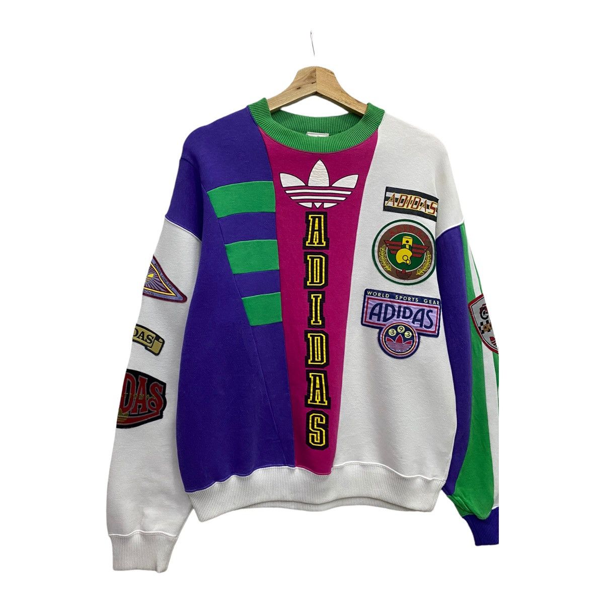 Adidas RARE🔥VINTAGE 80s ADIDAS INTERNATIONAL SPORT GEAR SWEATSHIRT Size US M / EU 48-50 / 2 - 5 Thumbnail