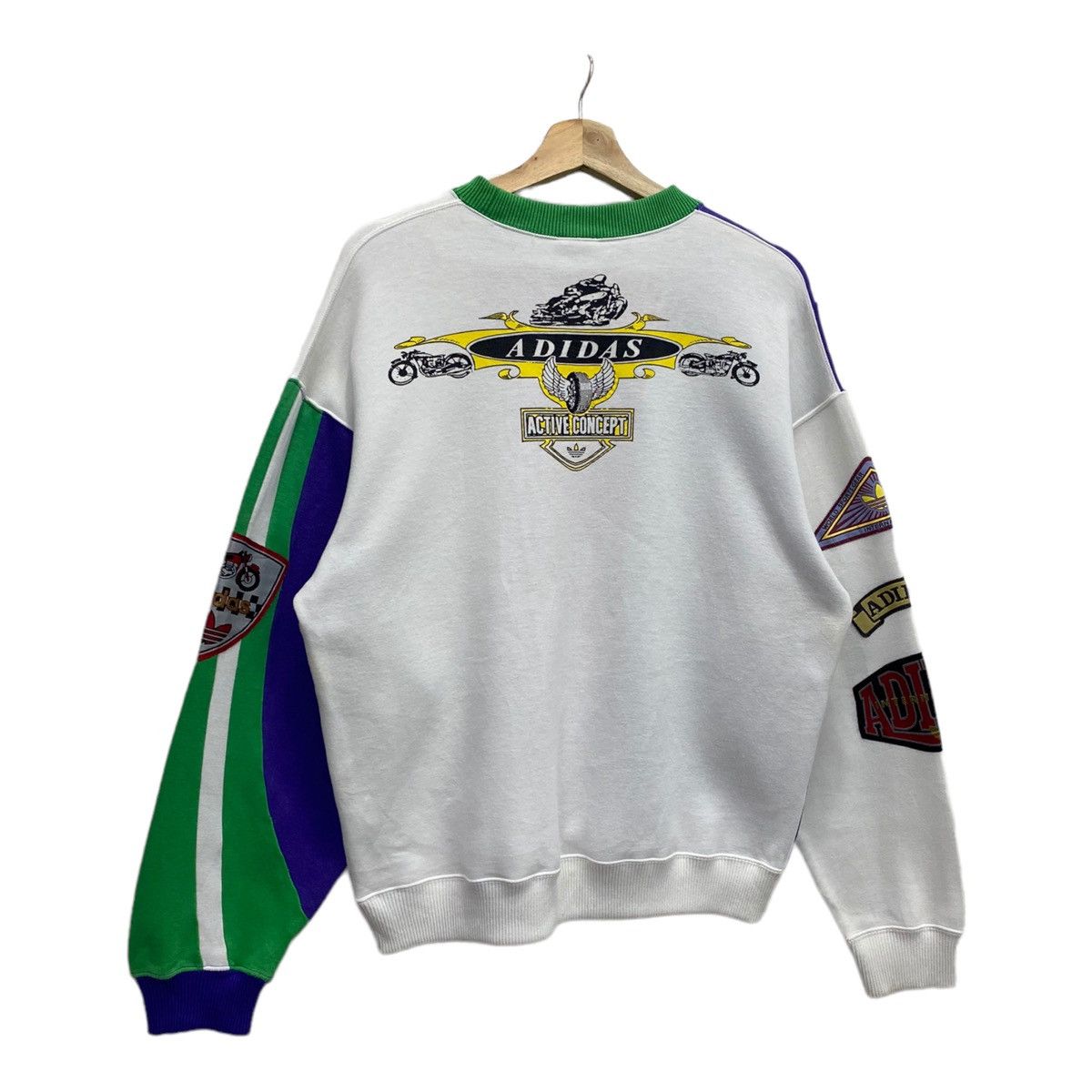 Adidas RARE🔥VINTAGE 80s ADIDAS INTERNATIONAL SPORT GEAR SWEATSHIRT Size US M / EU 48-50 / 2 - 4 Thumbnail