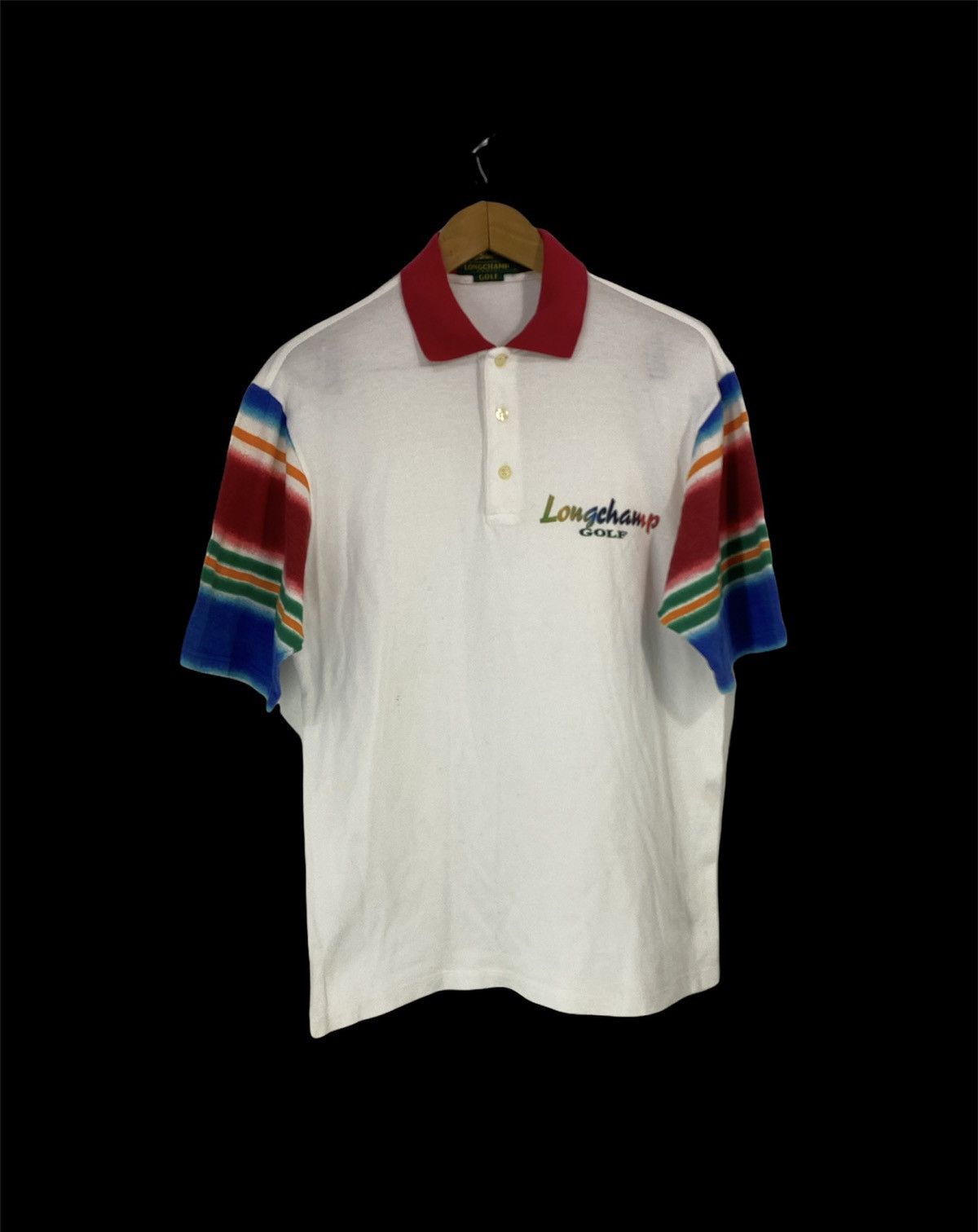 Longchamp Longchamp Paris Polos Shirt Multicoloured Sleeve Design Size US L / EU 52-54 / 3 - 1 Thumbnail