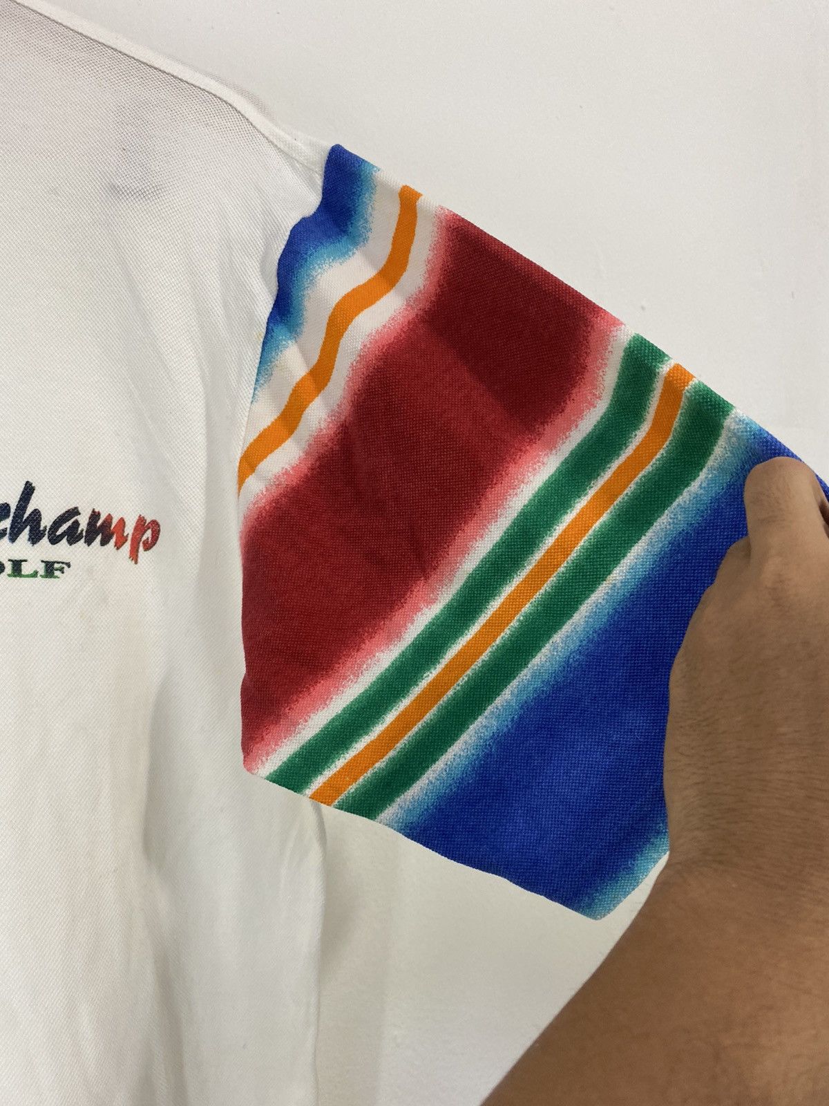 Longchamp Longchamp Paris Polos Shirt Multicoloured Sleeve Design Size US L / EU 52-54 / 3 - 5 Thumbnail