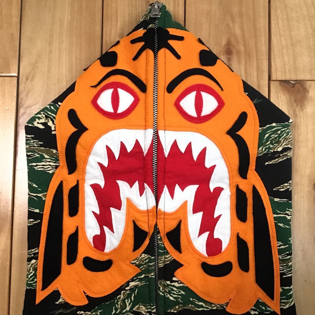 Bape BAPE Tiger full zip hoodie tiger camo Size US M / EU 48-50 / 2 - 2 Thumbnail