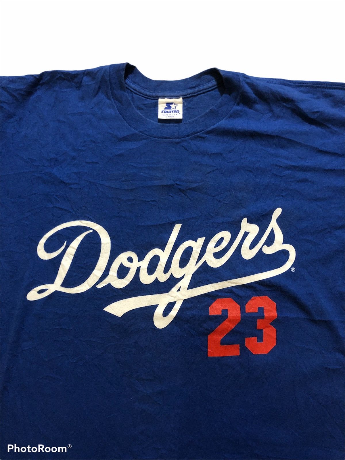 MLB × Starter Vintage 90s Dodgers 23 KARROS/ Starter made in USA Size US L / EU 52-54 / 3 - 4 Thumbnail