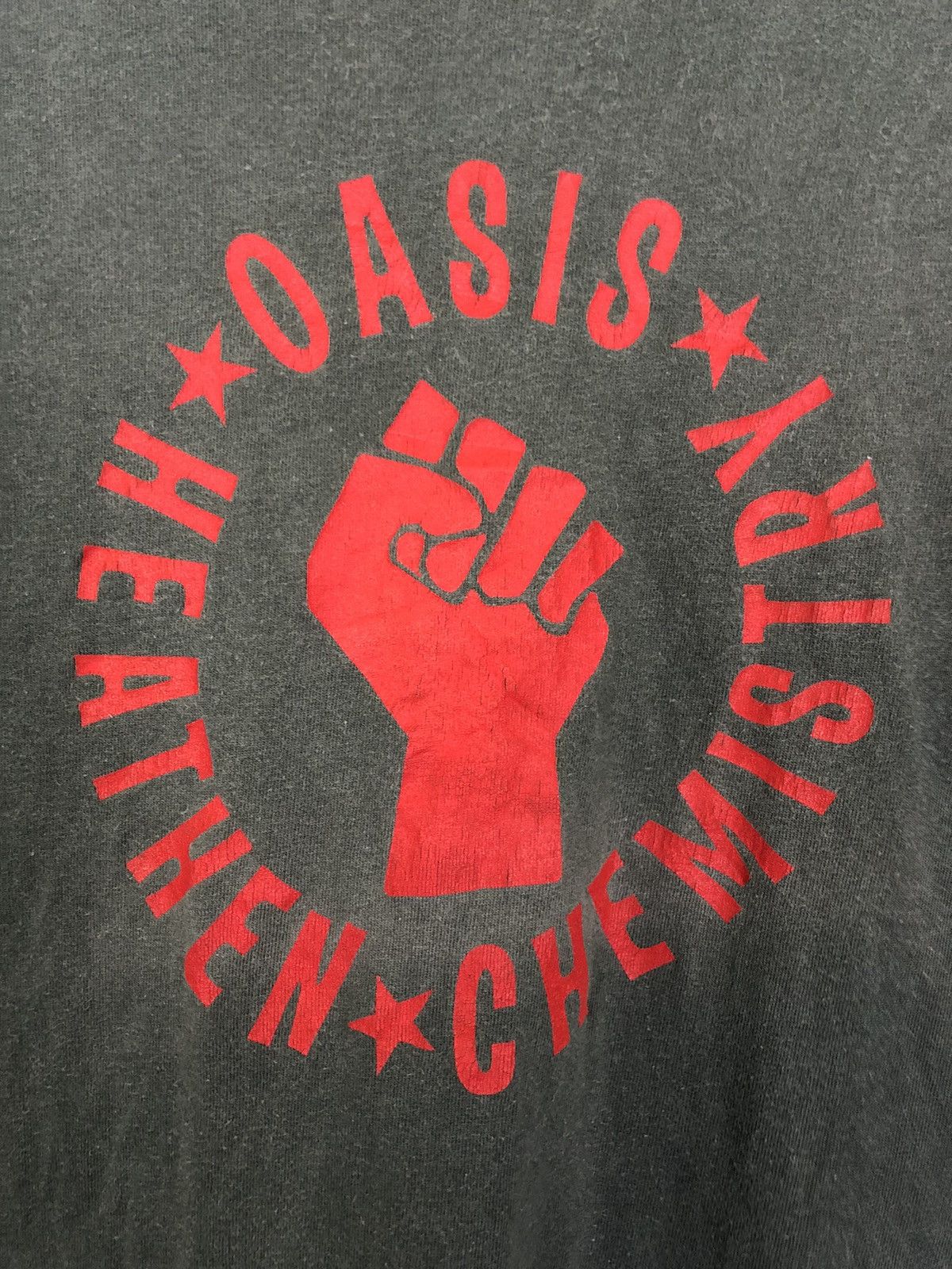 Band Tees × Fruit Of The Loom Vintage OASIS band Heaten Chemistry size S Size US S / EU 44-46 / 1 - 3 Thumbnail