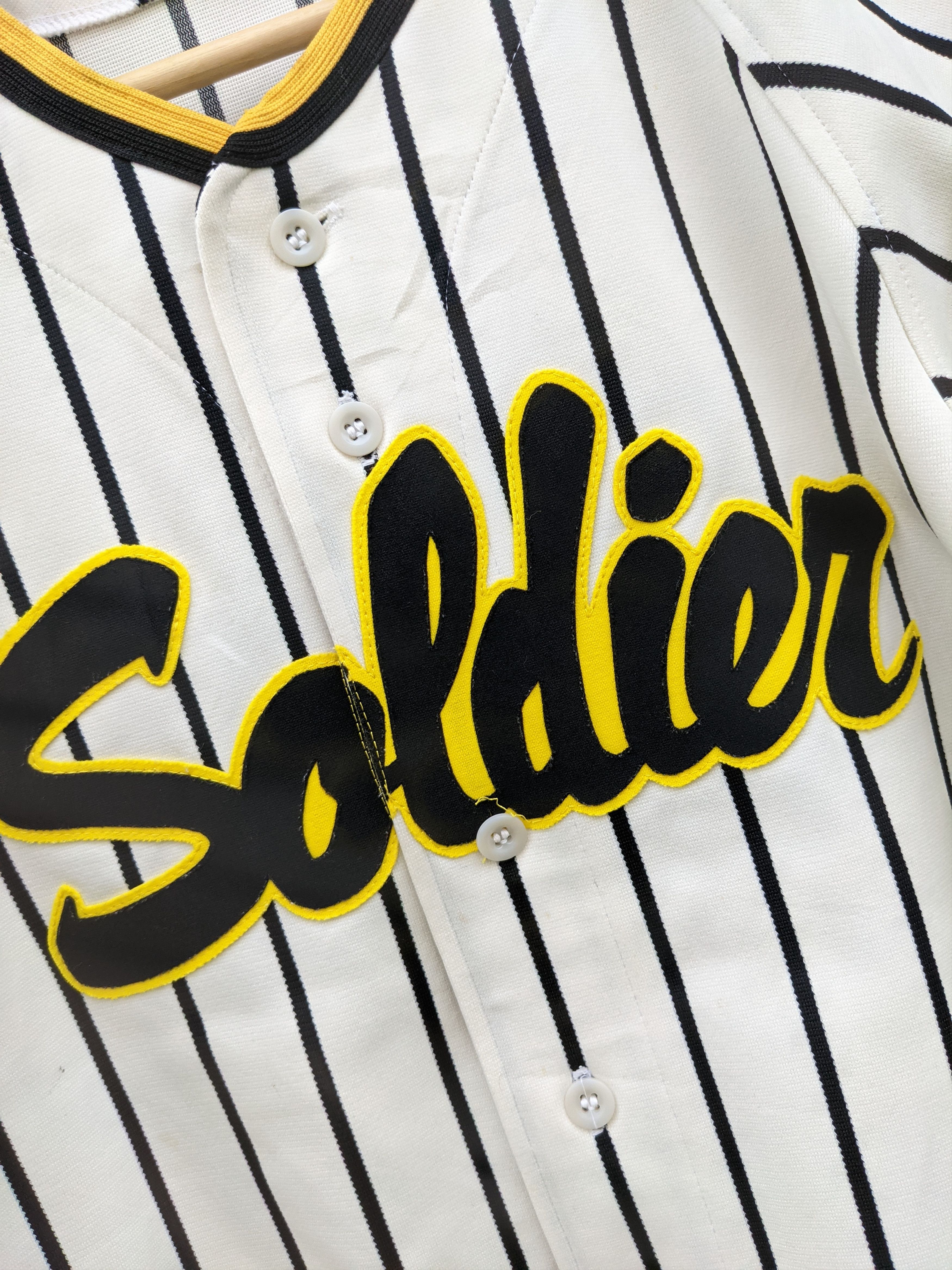 Descente × Japanese Brand × Vintage ⚡️Steals⚡️ Vintage Descente Soldier Baseball Jersey Size US S / EU 44-46 / 1 - 5 Thumbnail