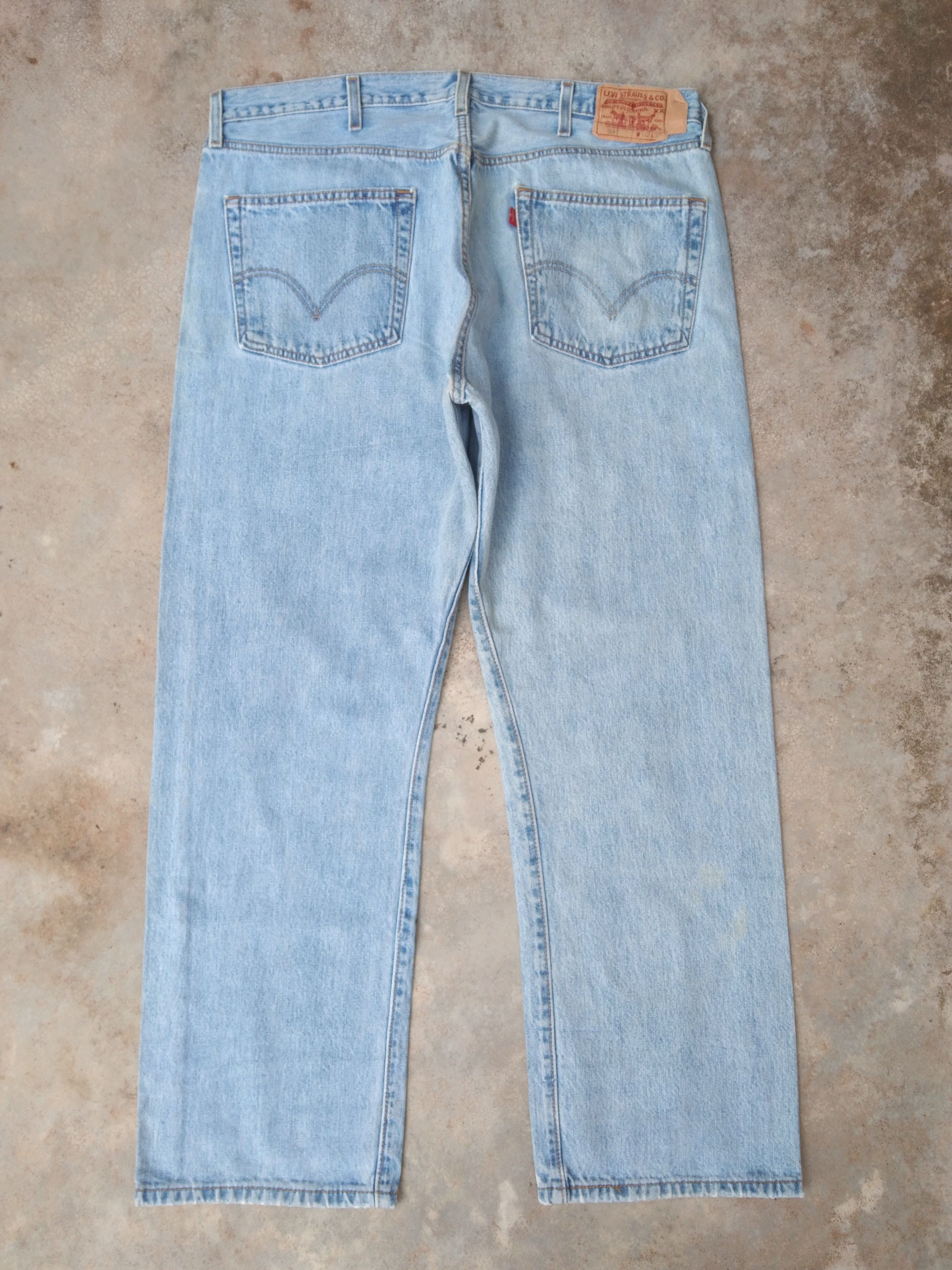 Levi's × Vintage Vintage Levis 501 Straight Leg Jeans 38x30 Size US 38 / EU 54 - 2 Thumbnail