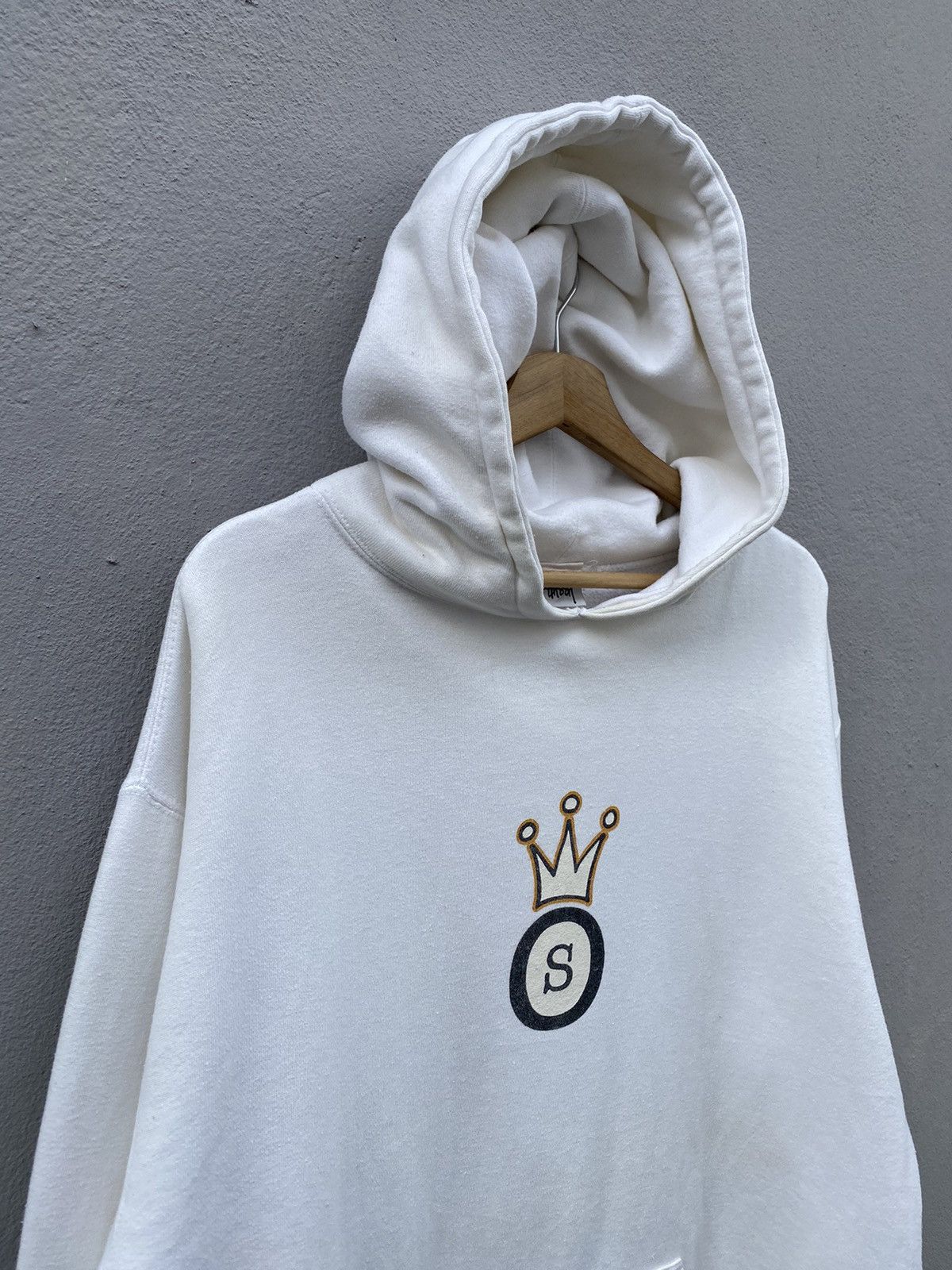Stussy 💥RARE💥 Vintage 90s STÜSSY “S” Crown 👑 Center Logo Hoodie Size US L / EU 52-54 / 3 - 4 Thumbnail